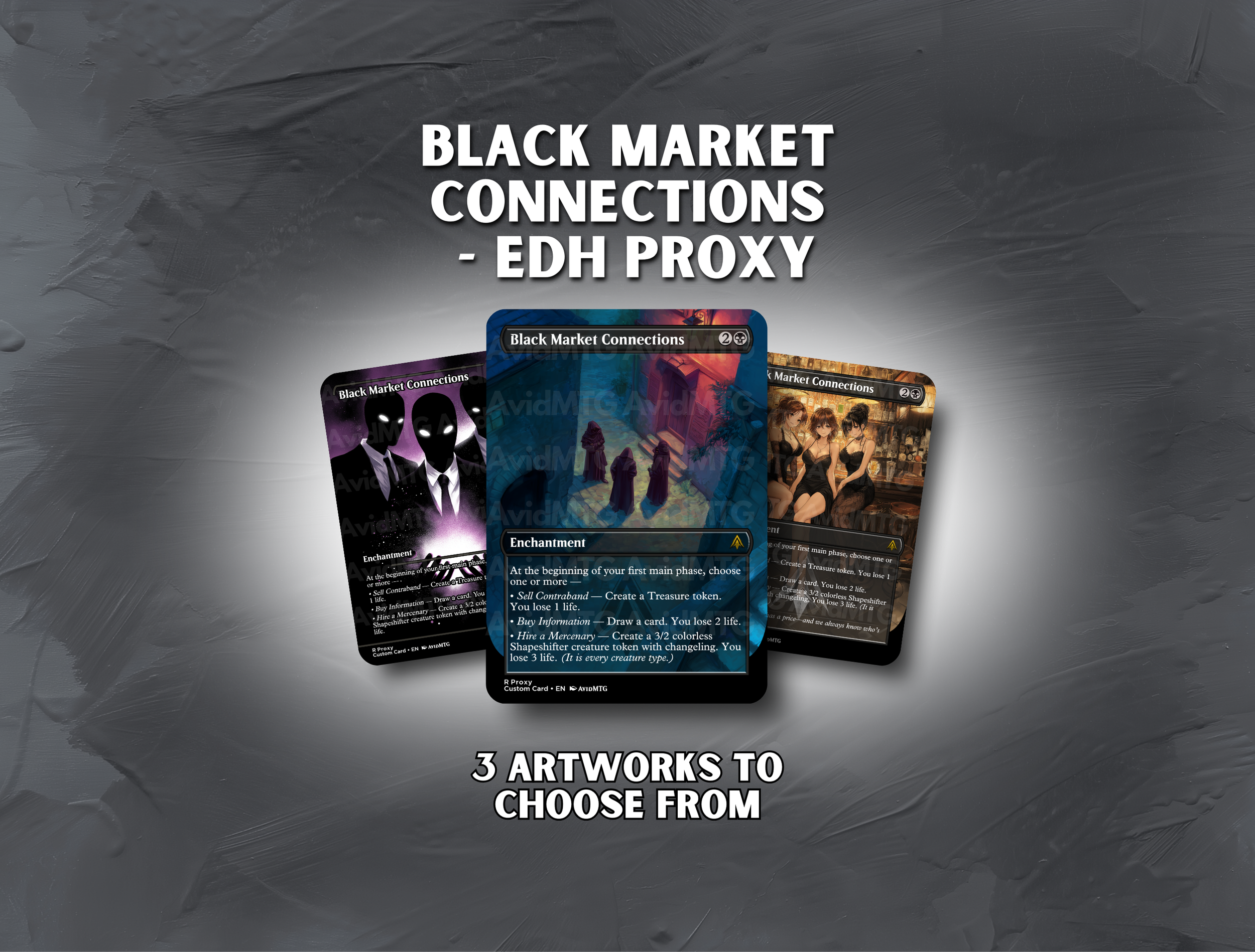Black Market Connections - Custom Card