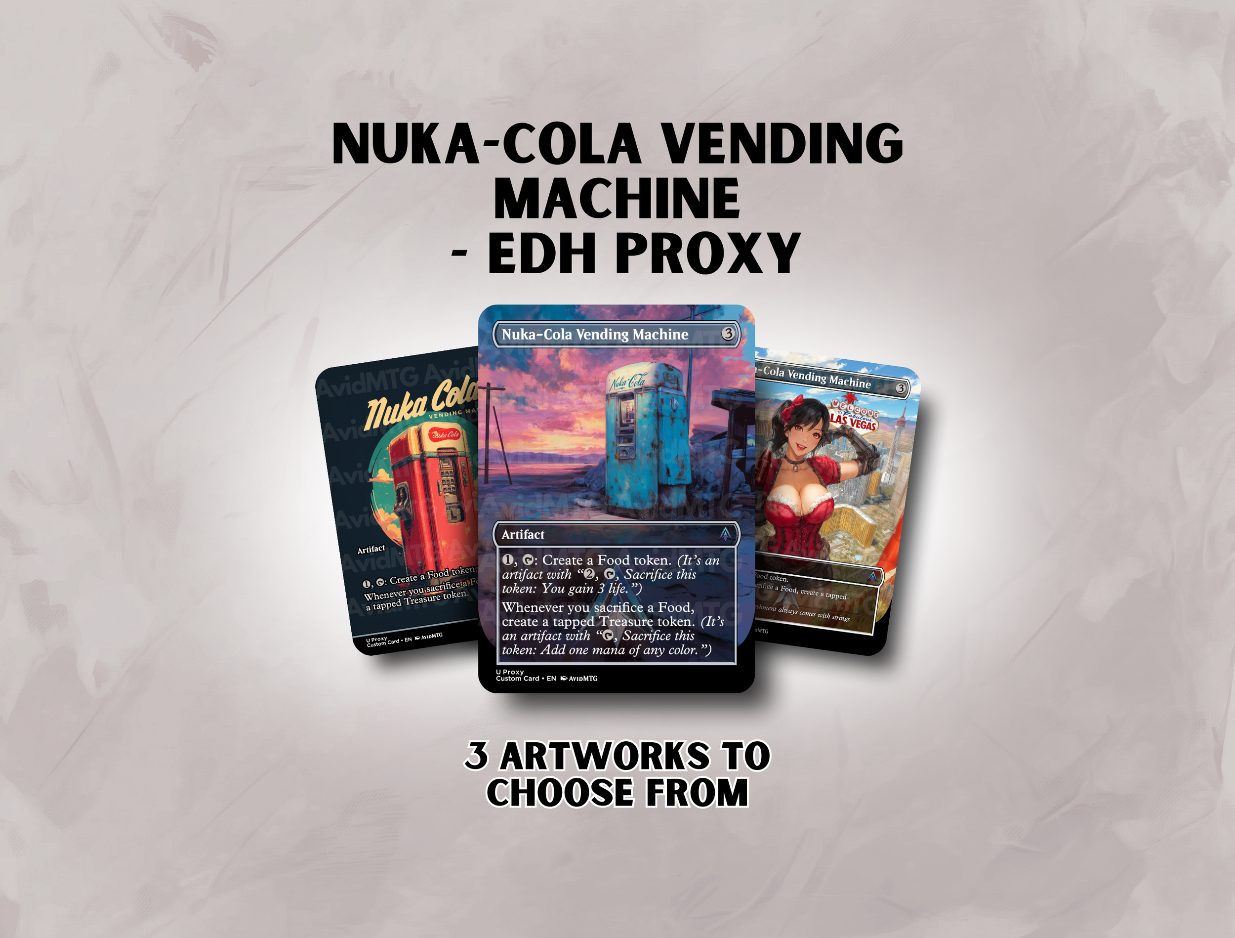 Nuka Cola Vending Machine - Custom Card