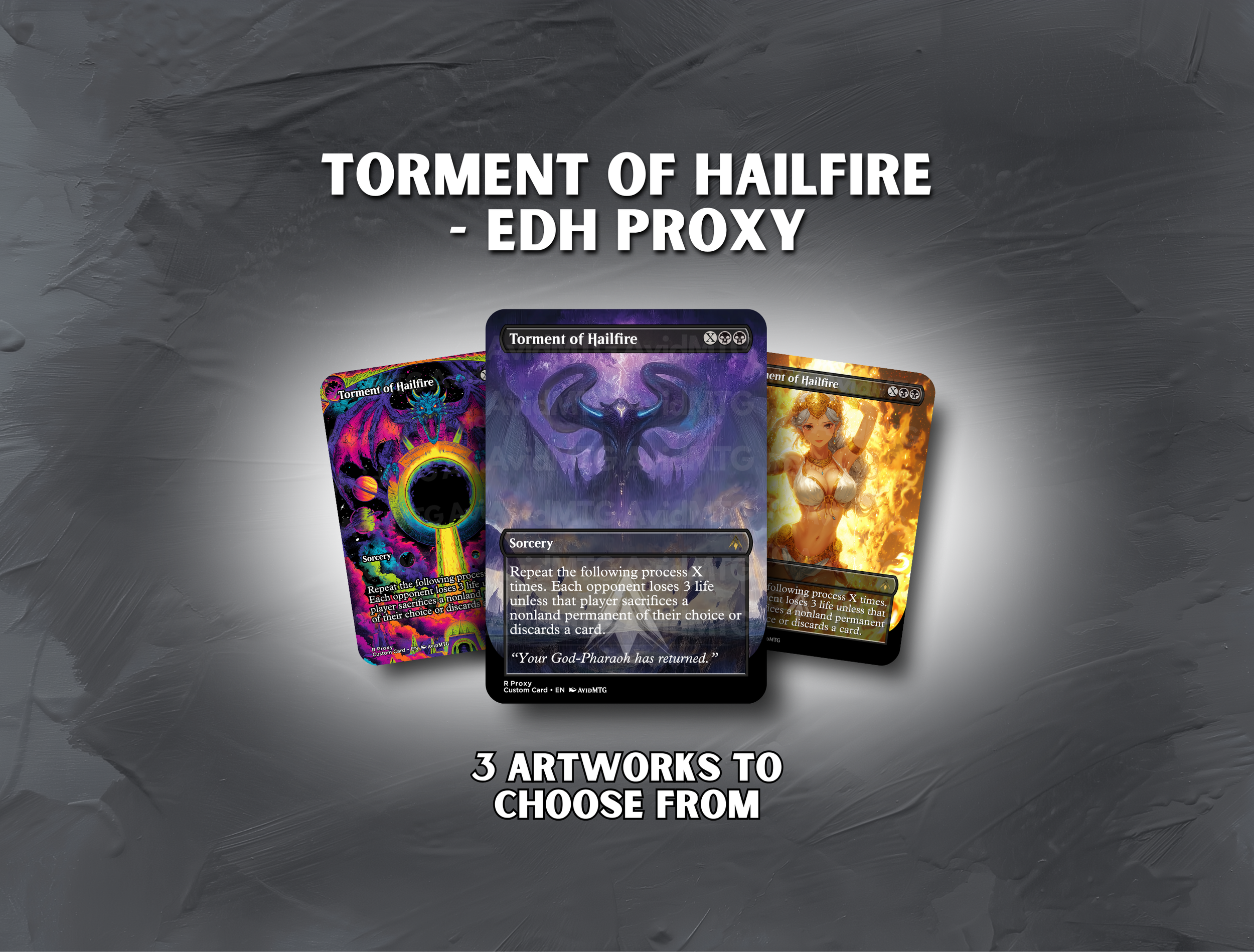Torment of Hailfire - Custom Card