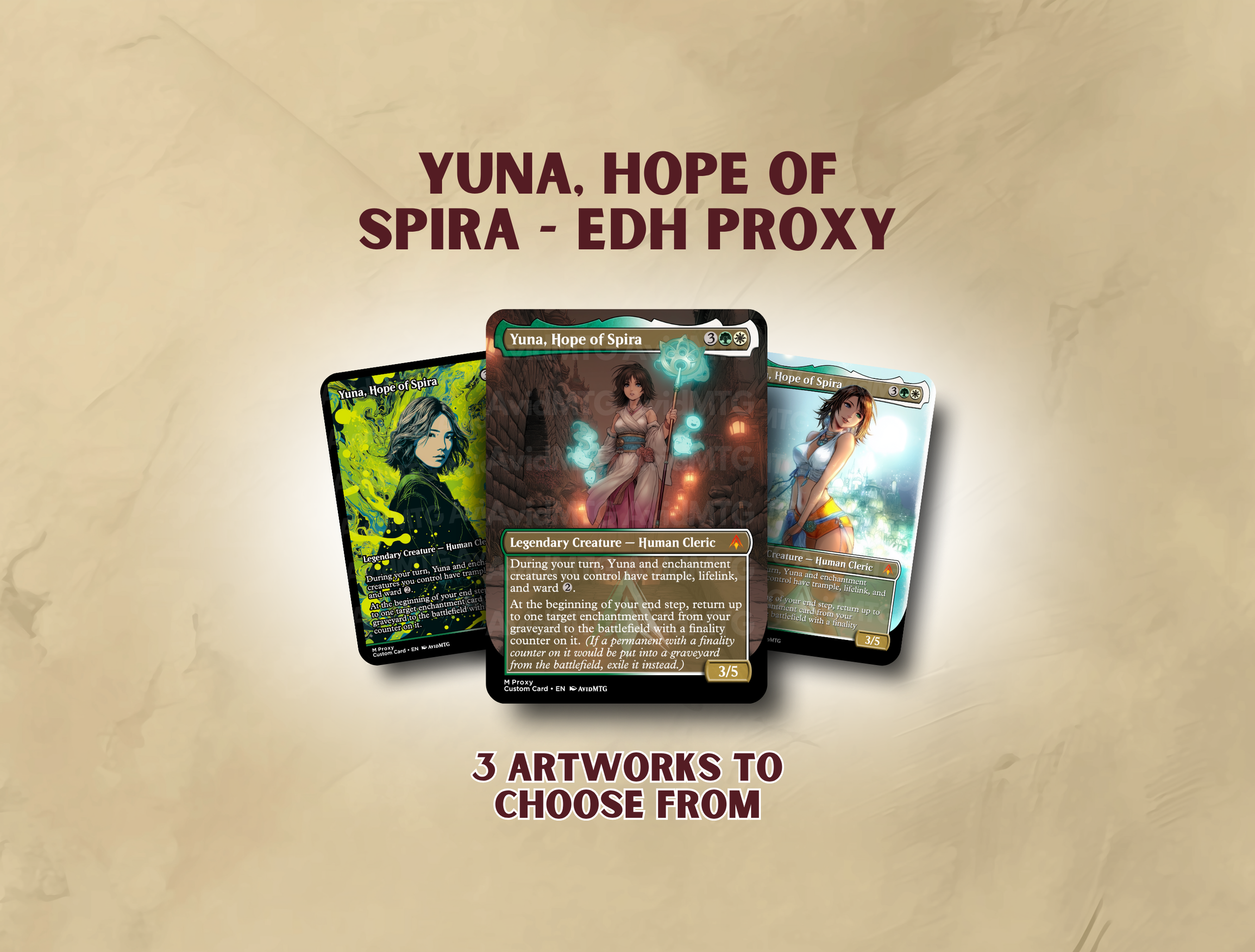 Yuna, Hope of Spira - Custom Card
