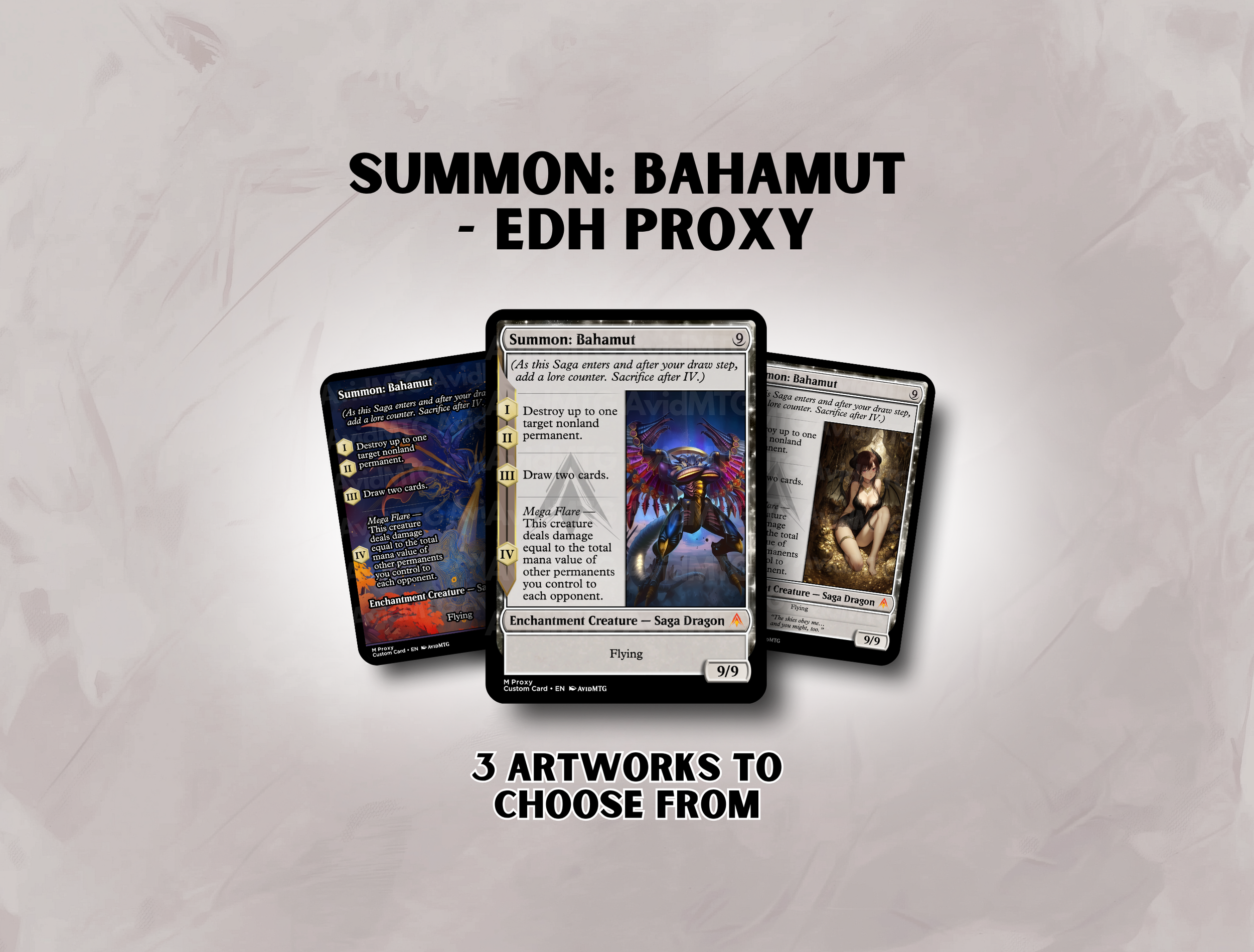 Summon: Bahamut - Custom Card