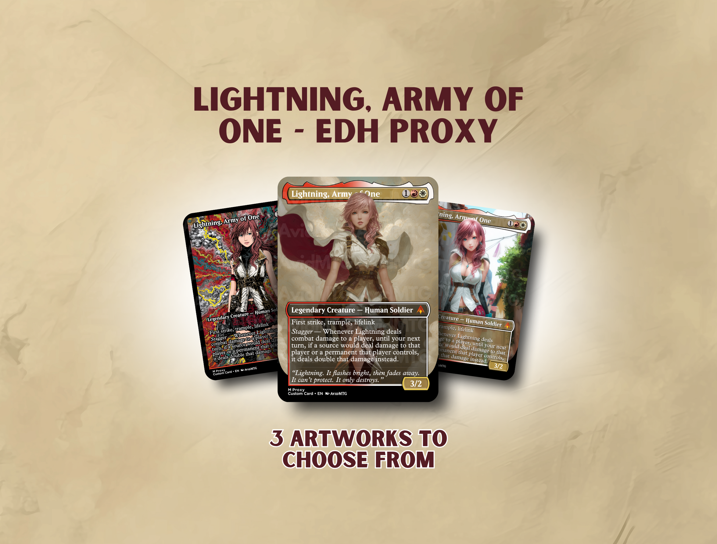 Lightning, Army of One - Custom Card
