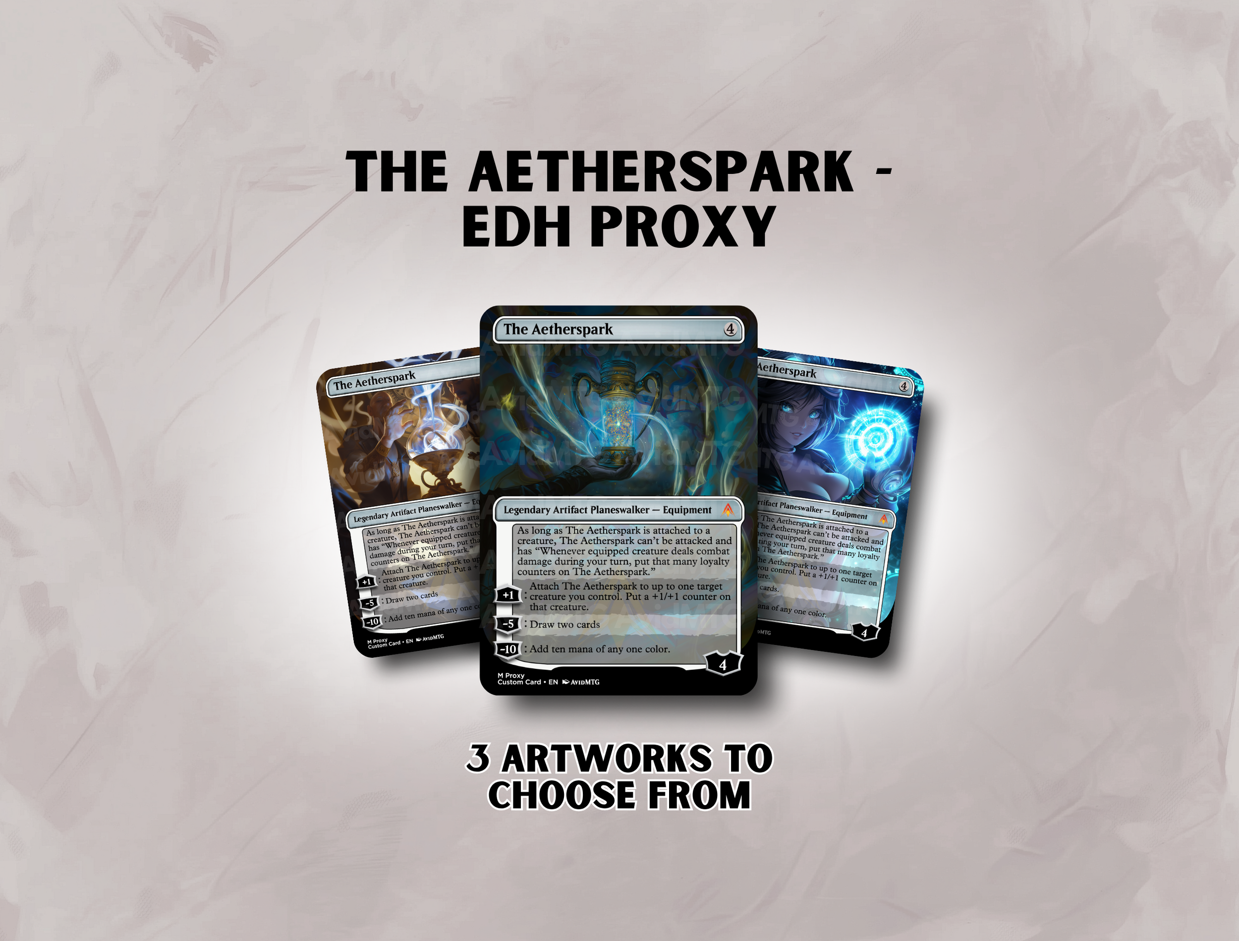 The Aetherspark - Custom Magic: The Gathering Card