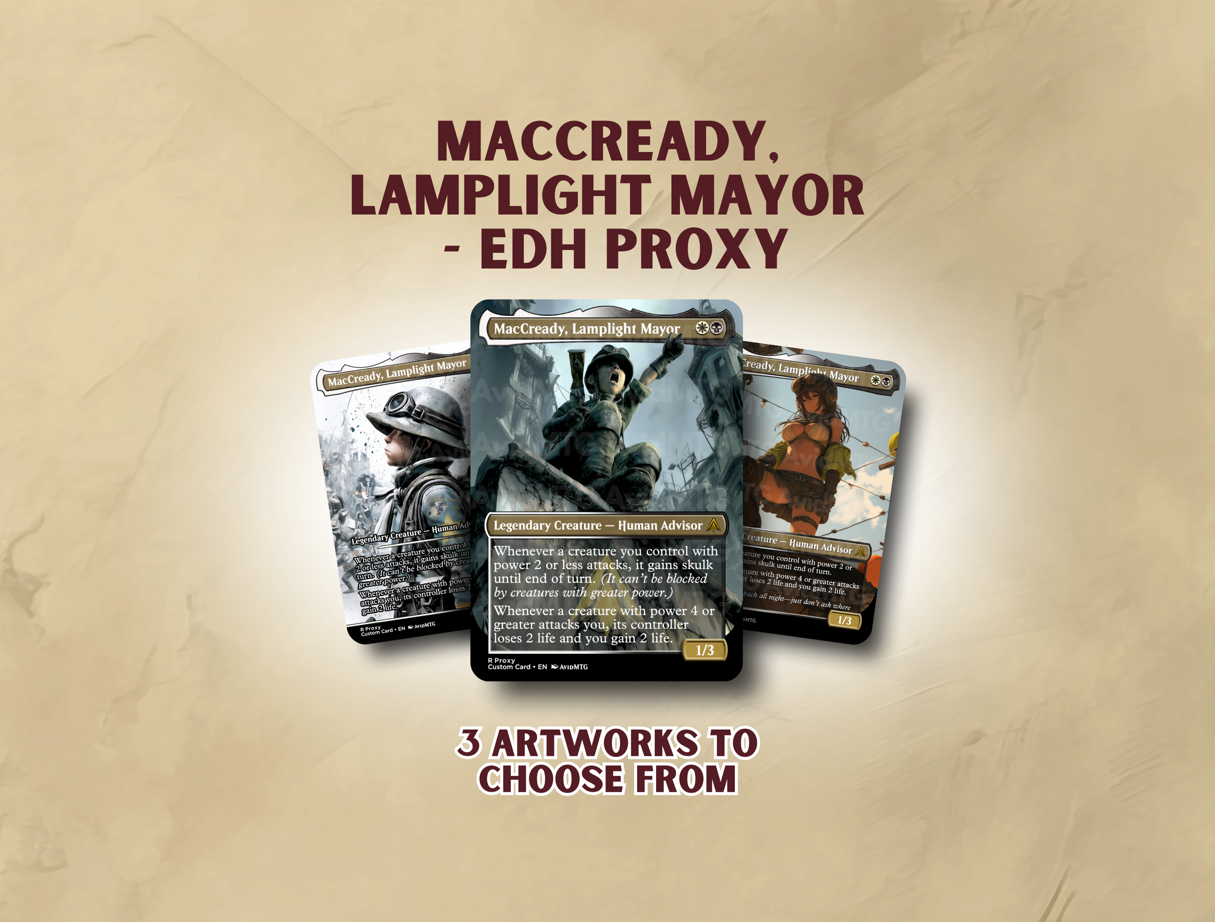 MacCready, Lamplight Mayor - Custom Card