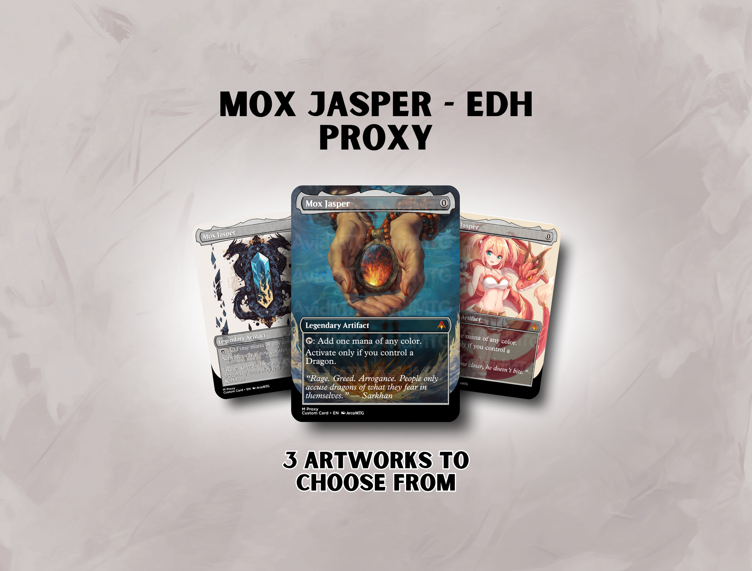 Mox Jasper - Custom Card