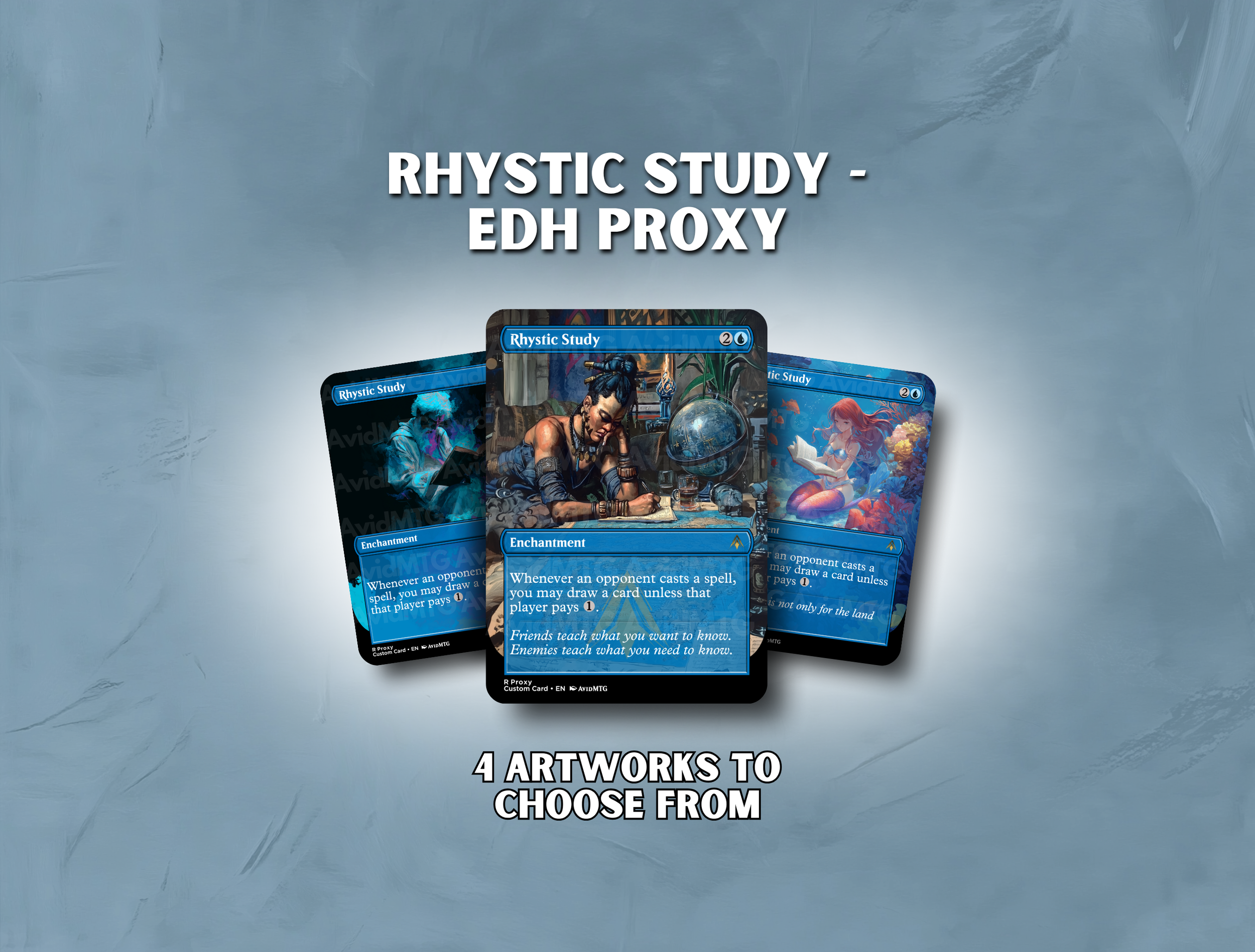 Rhystic Study - Custom Card