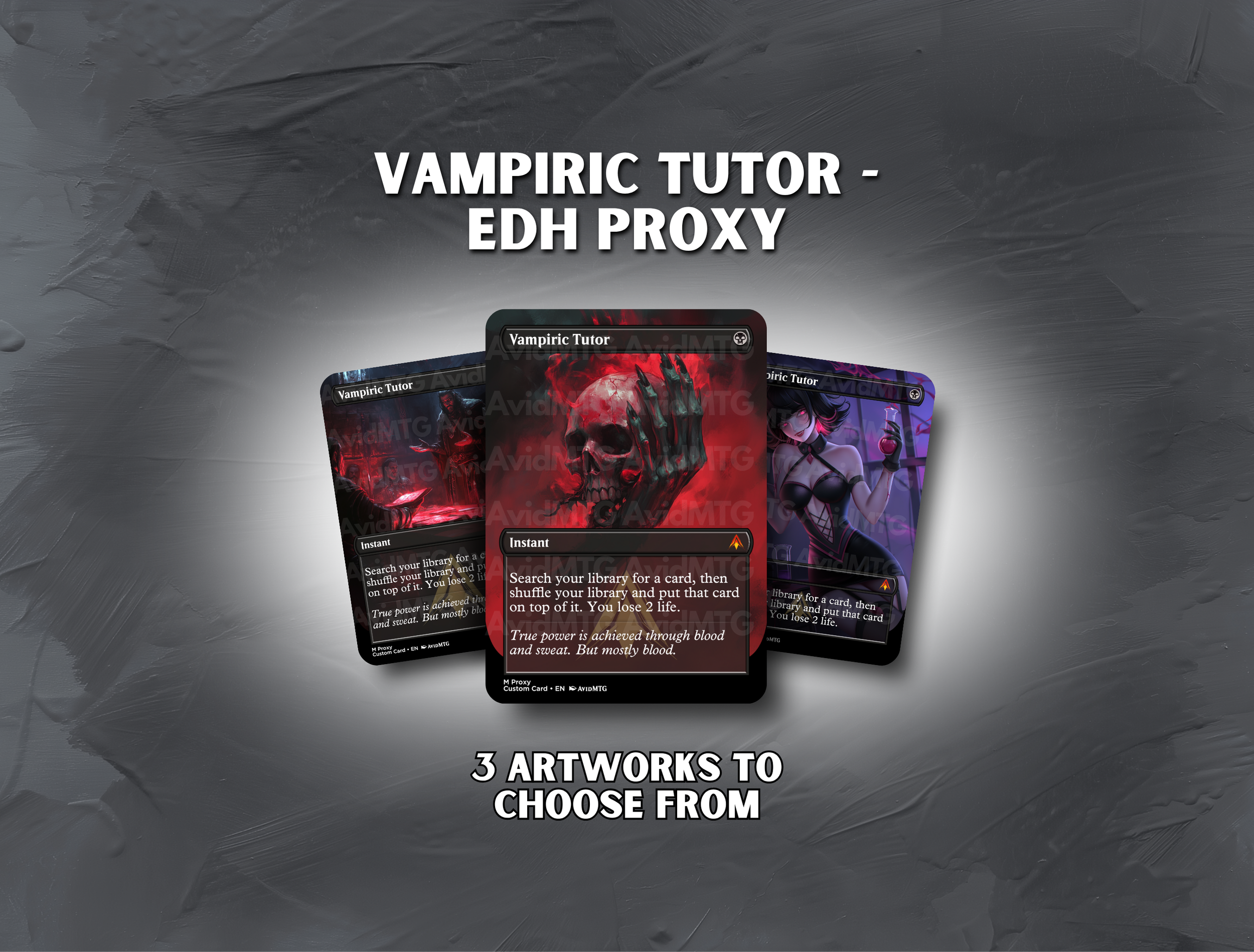Vampiric Tutor - Custom Card