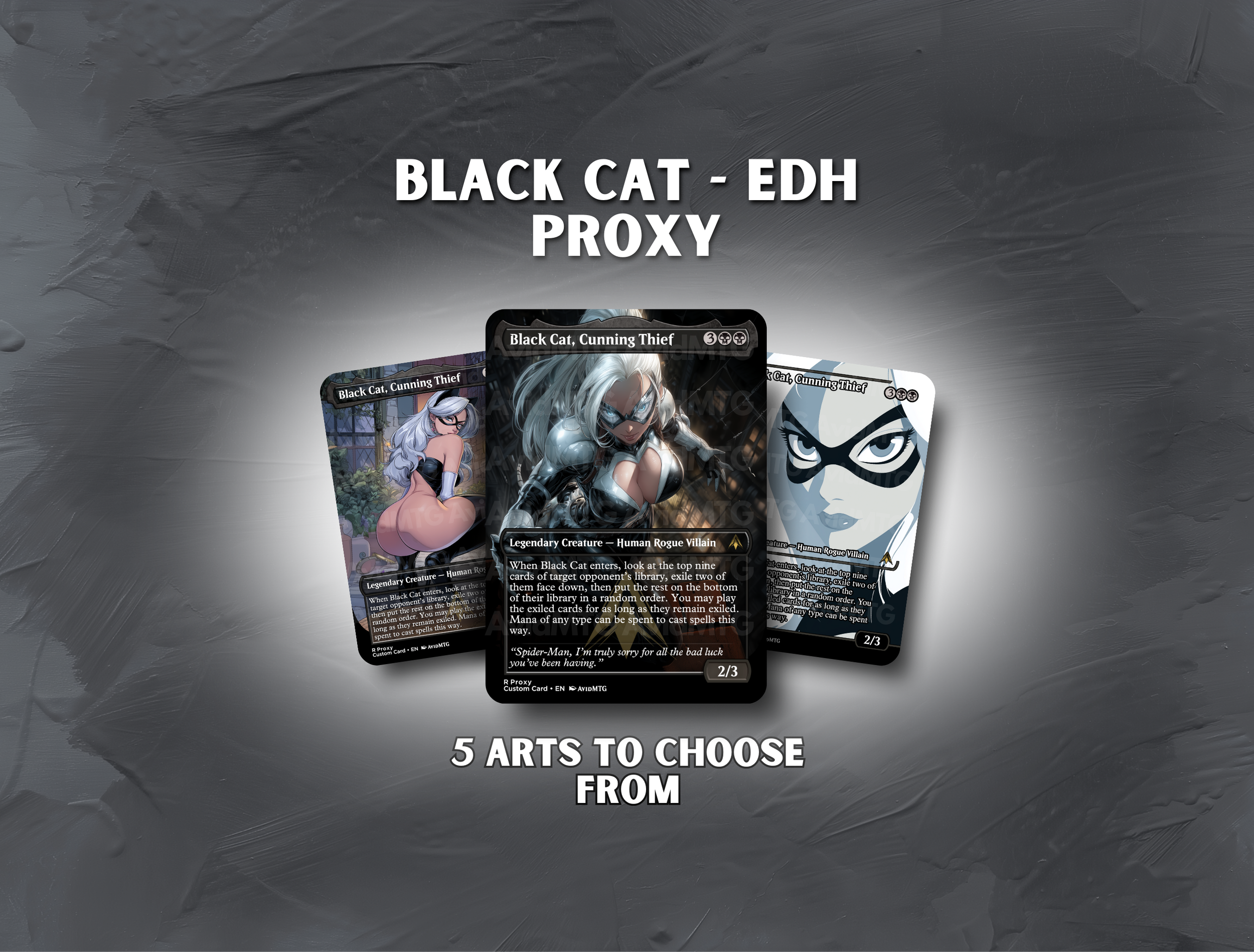 Black Cat, Cunning Thief - Custom Card