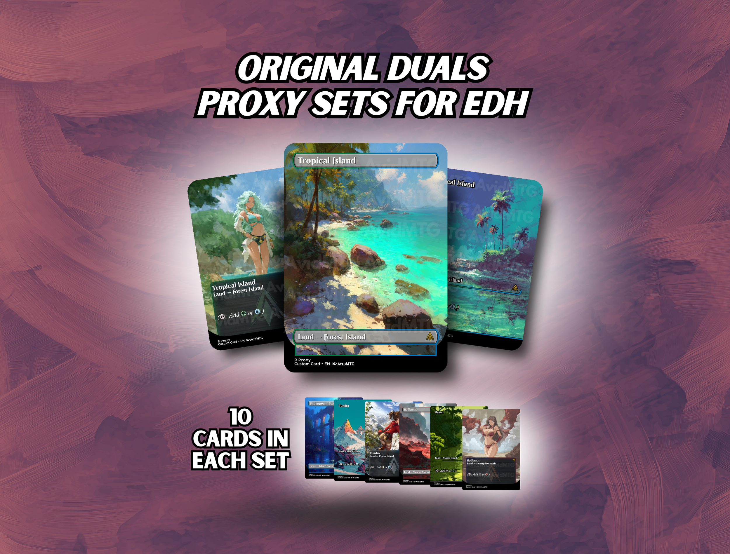 Original Dual Lands - Custom Card Bundle