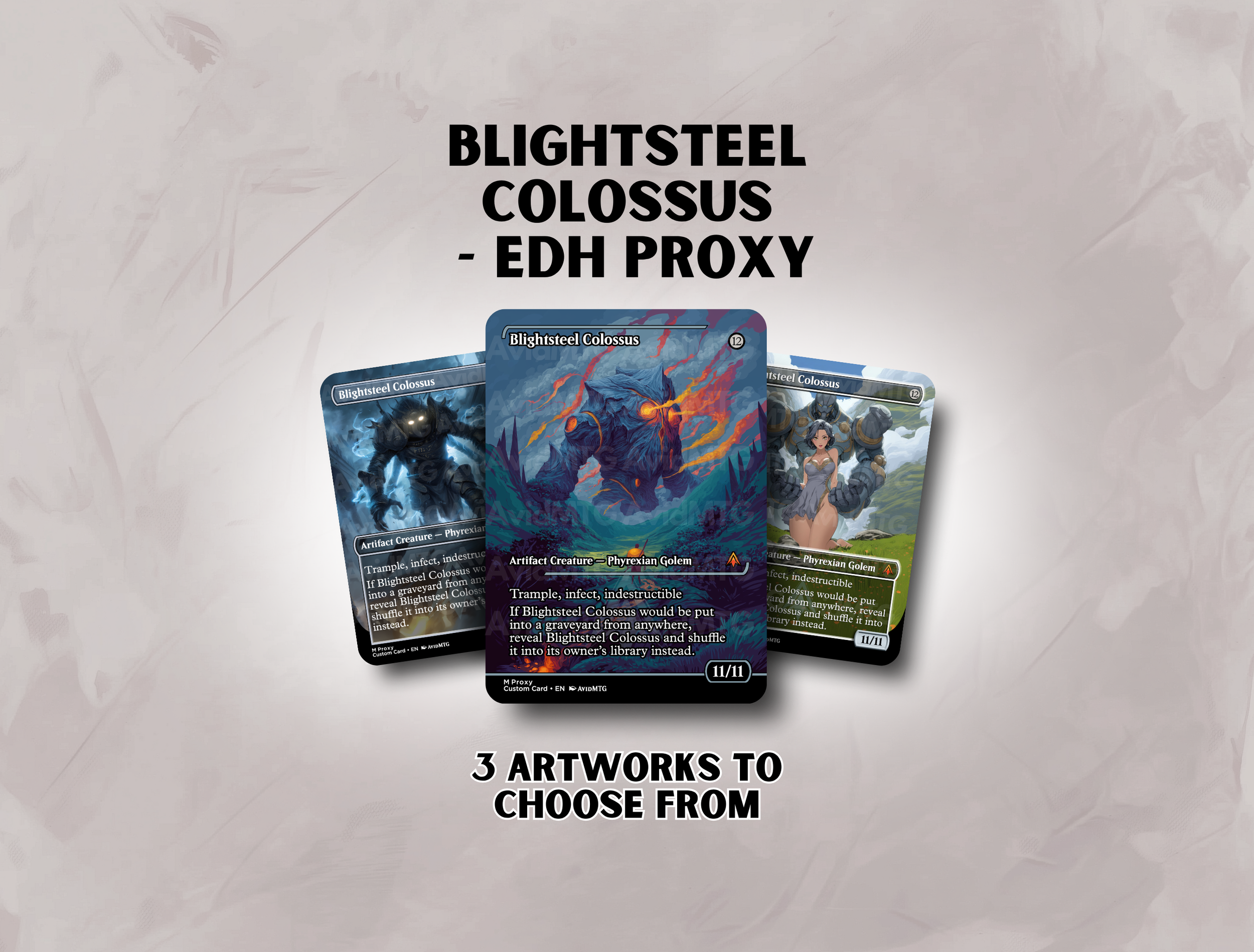 Blightsteel Colossus - Custom Card