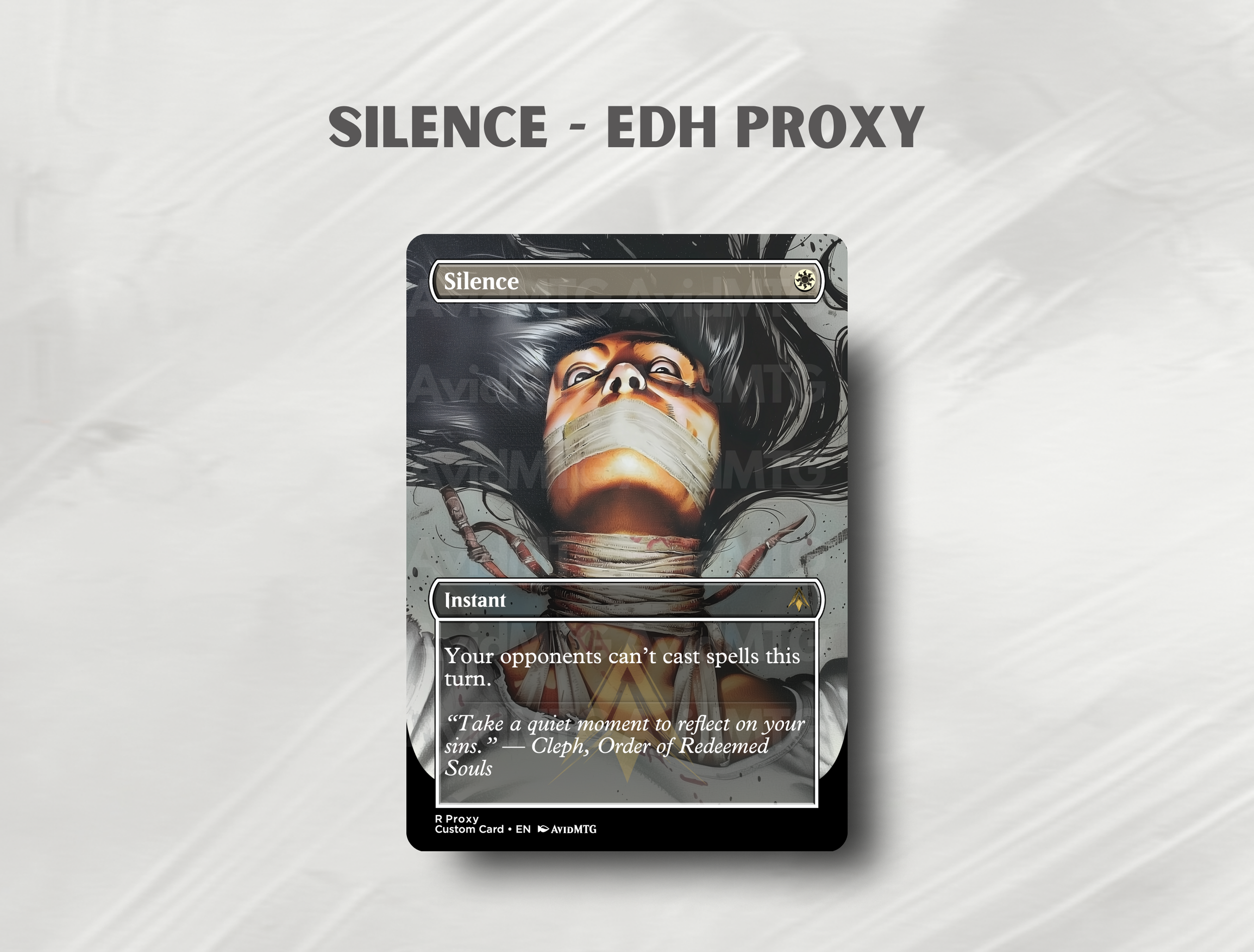 Silence - Custom Card