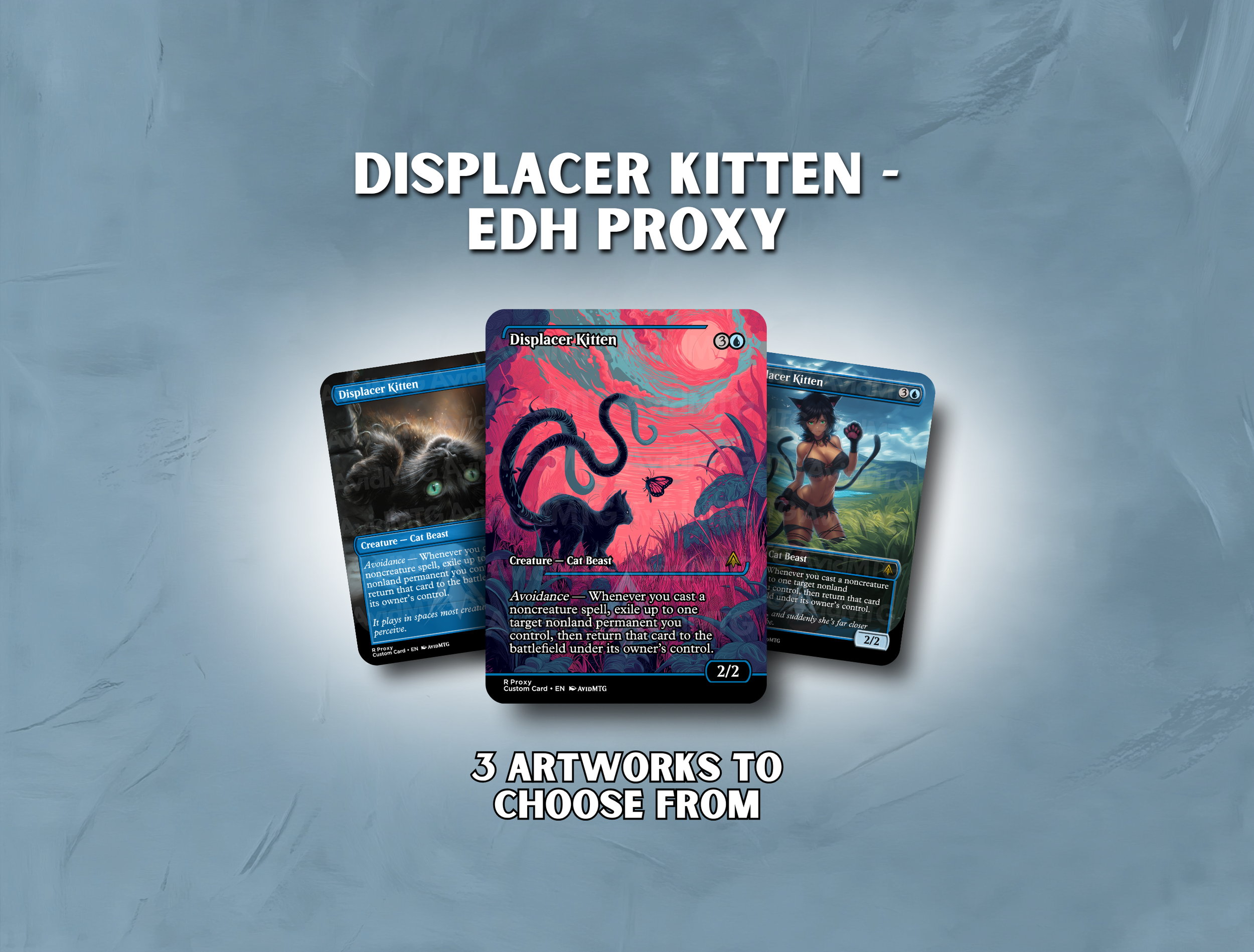 Displacer Kitten - Custom Card