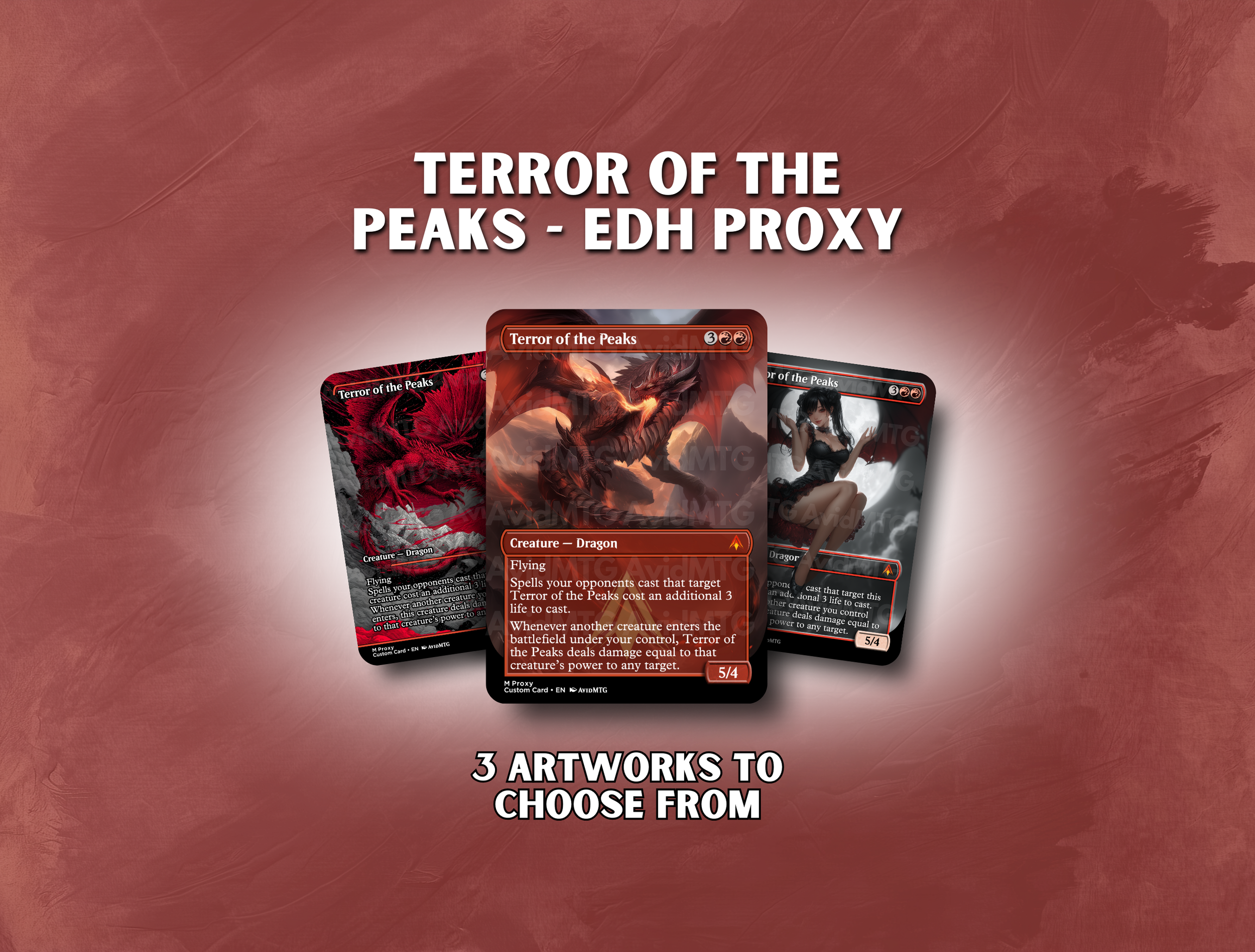 Terror of the Peaks - Custom Card