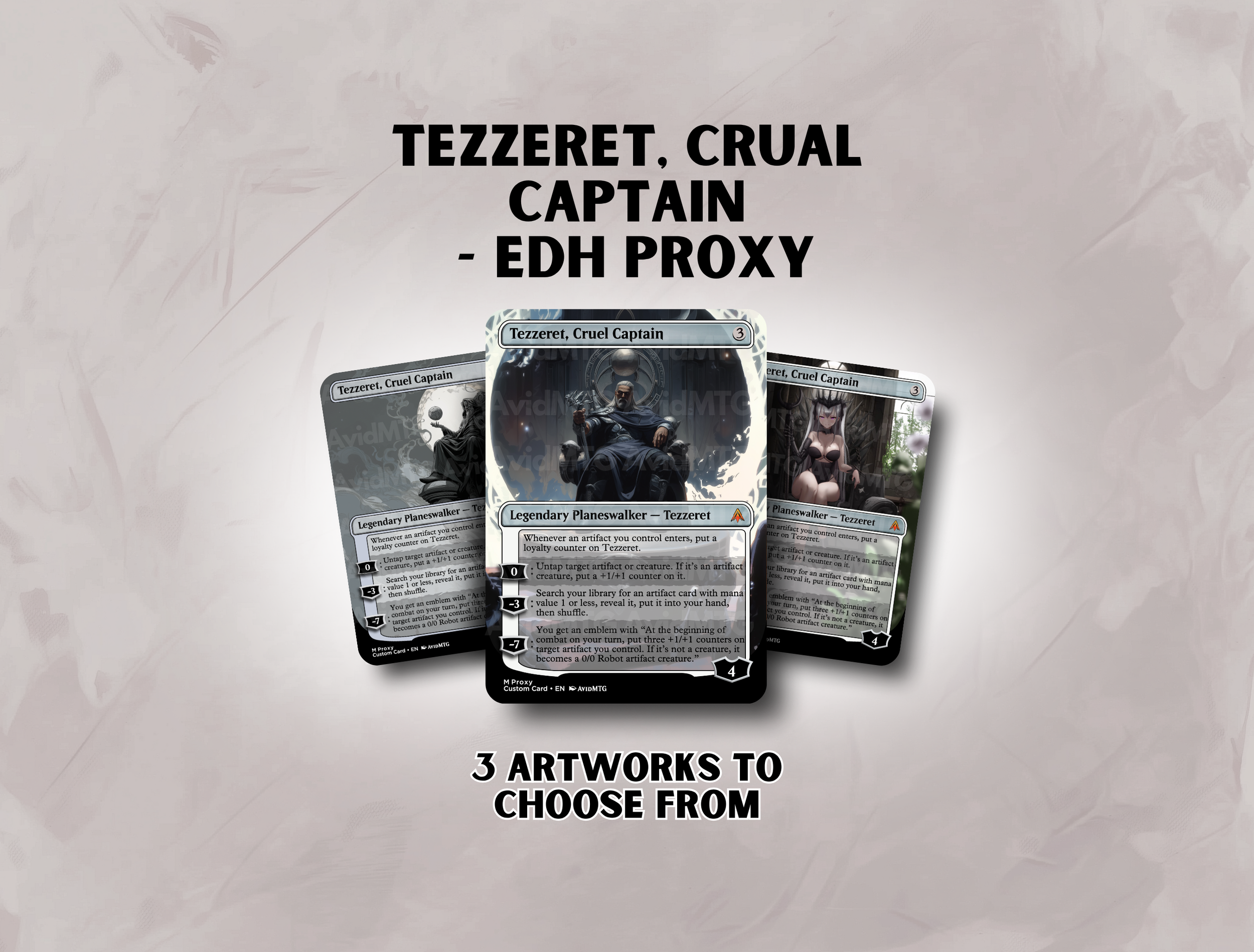 Tezzeret, Cruel Captain - Custom Card