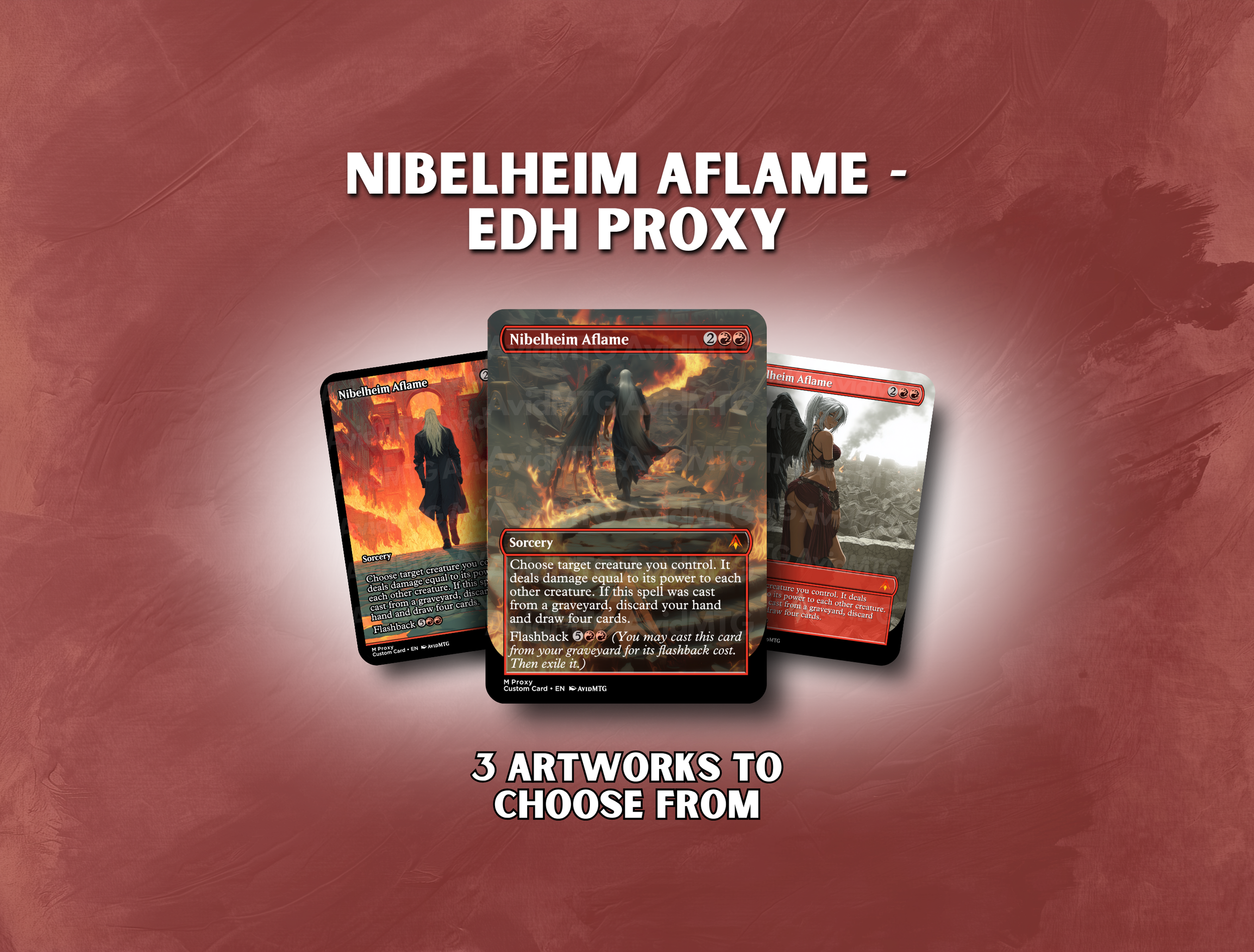 Nibelheim Aflame - Custom Card