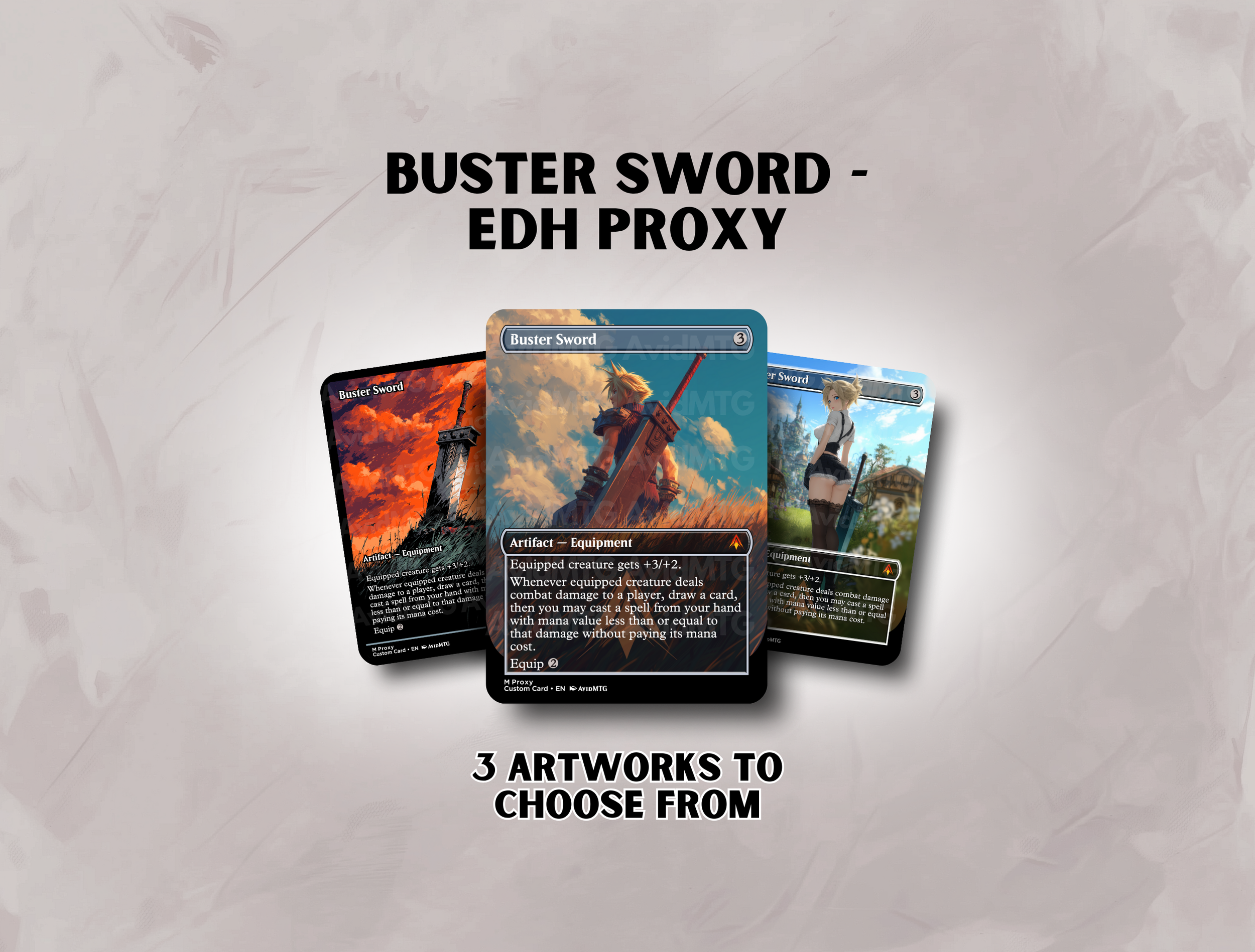 Buster Sword - Custom Card