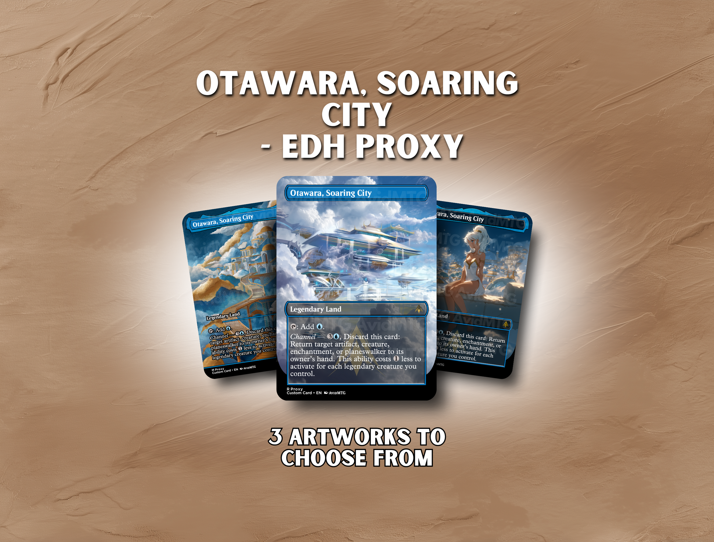 Otawara, Soaring City - Custom Card