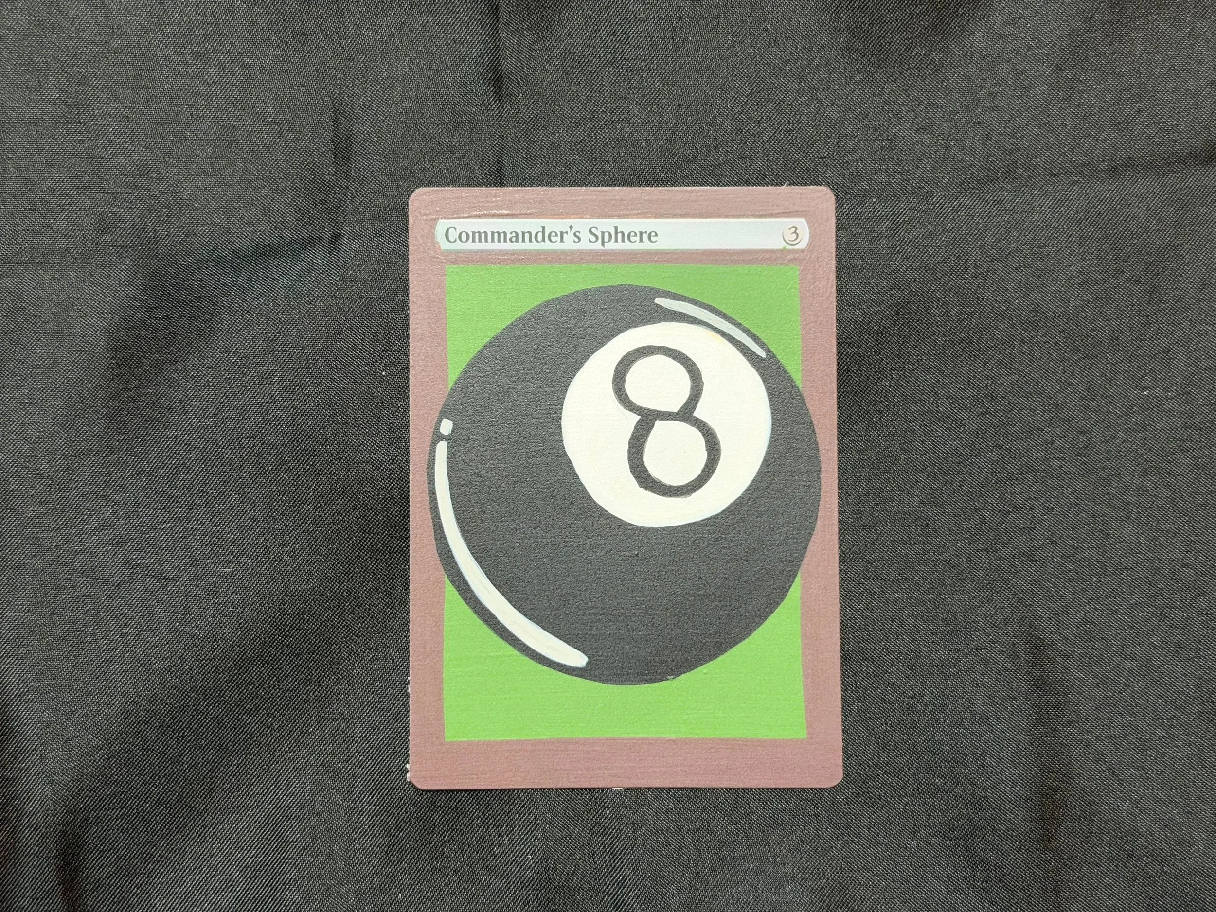 Custom MTG Hand-Painted Alter // Commander's Sphere