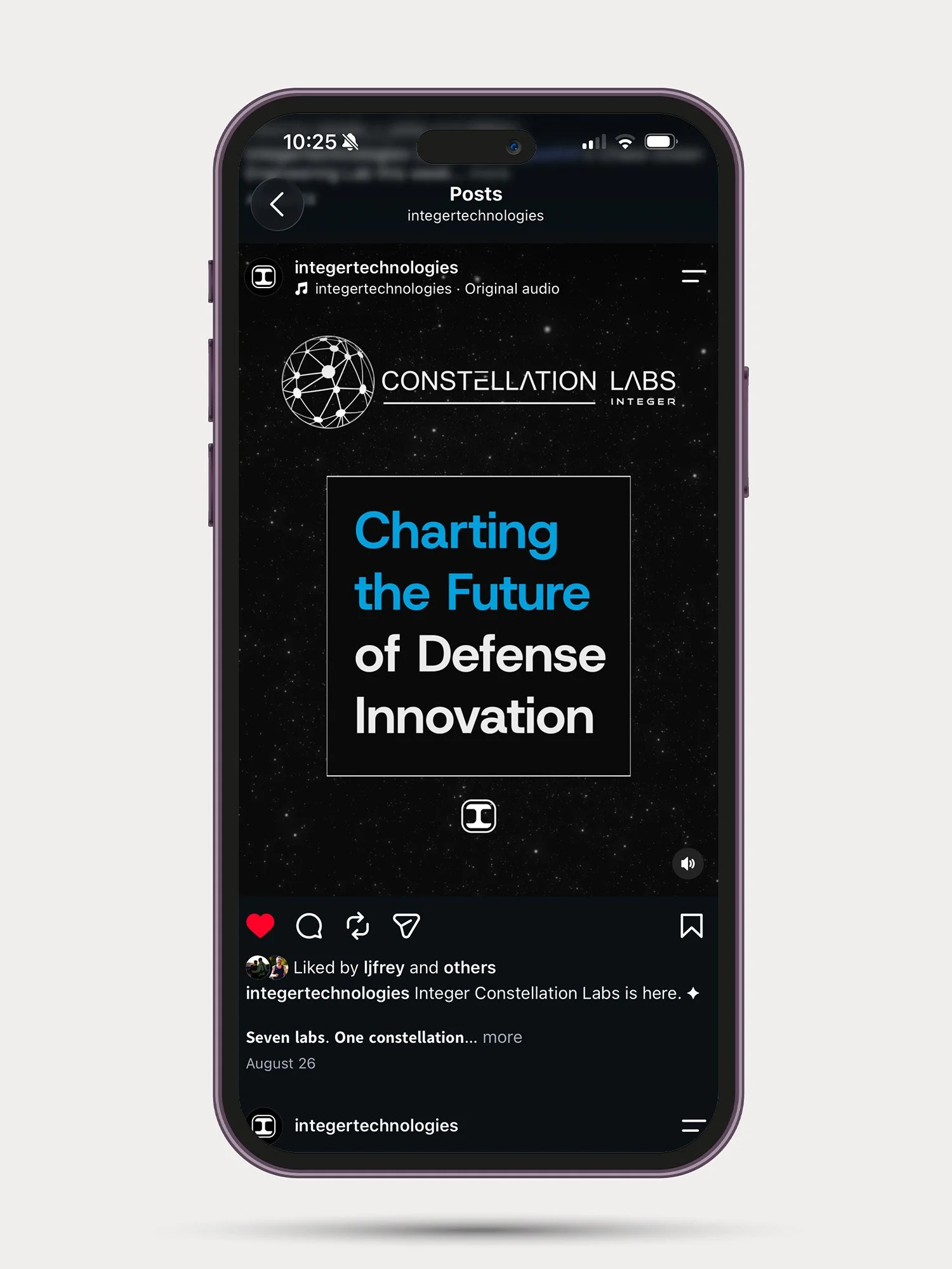 Integer Technologies launched Constellation Labs to bring together research, technology, and collaboration to advance innovation across emerging areas of defense. I designed the social media launch campaign and created the templates used across Const