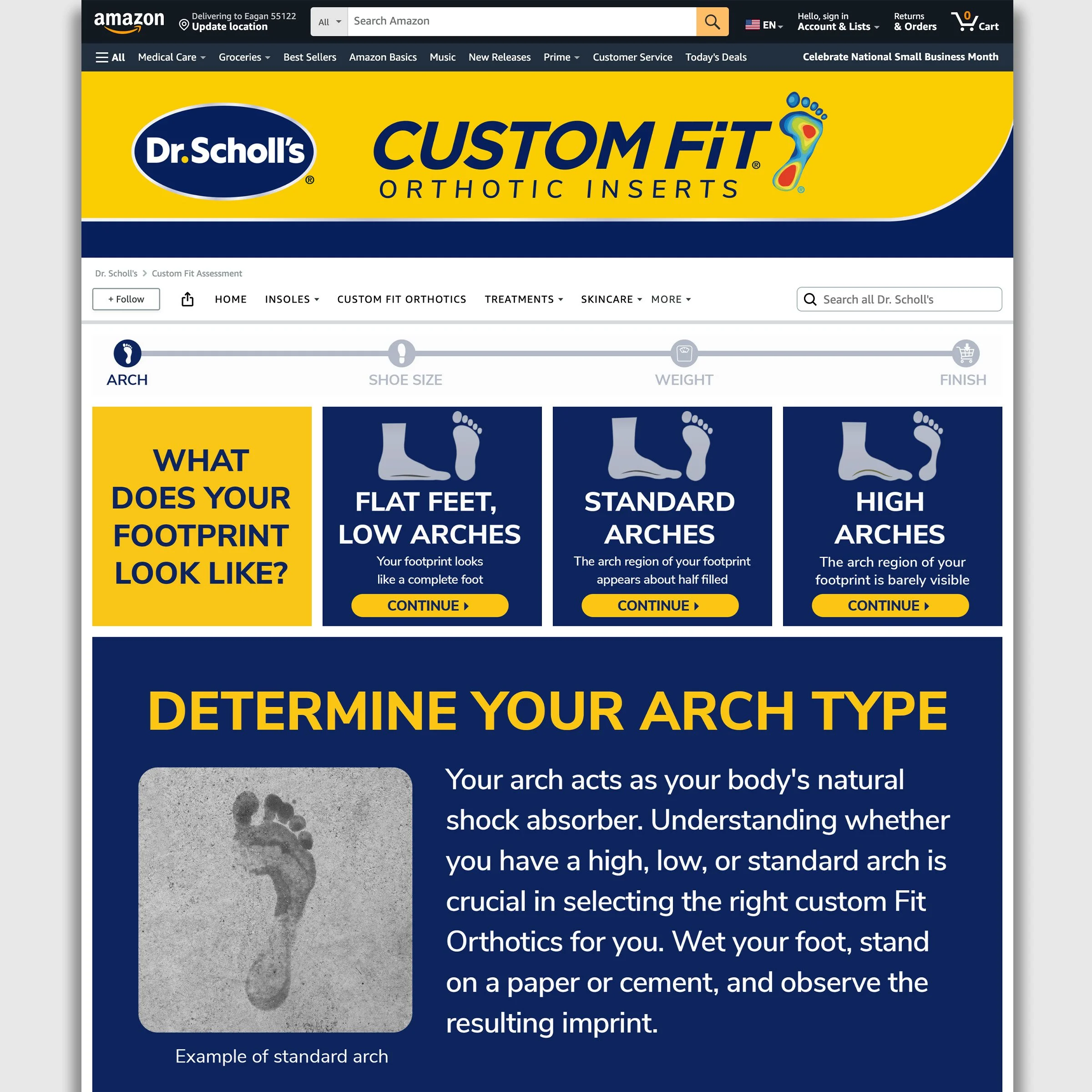 Determine Arches Page