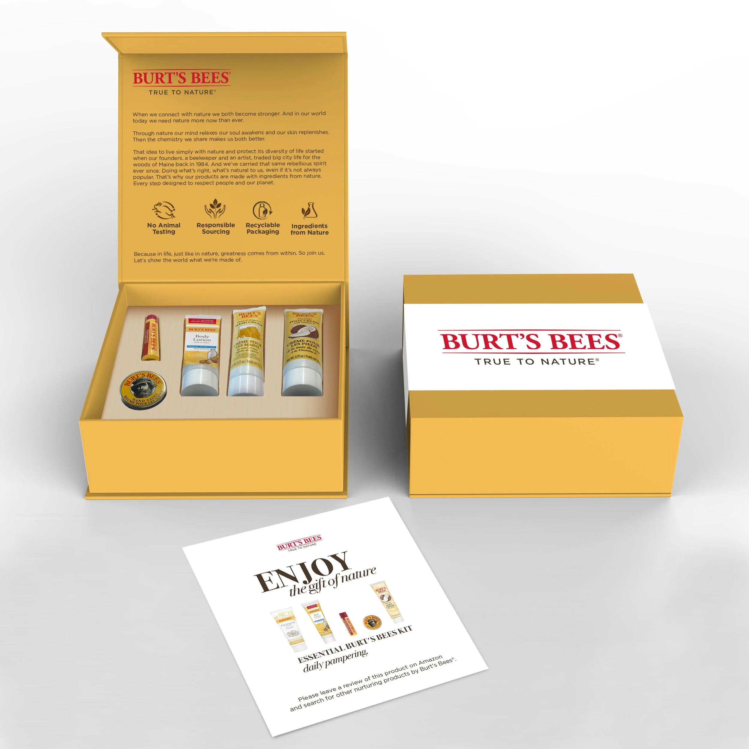 Burt's Bees Gift Pack Innovative Packaging