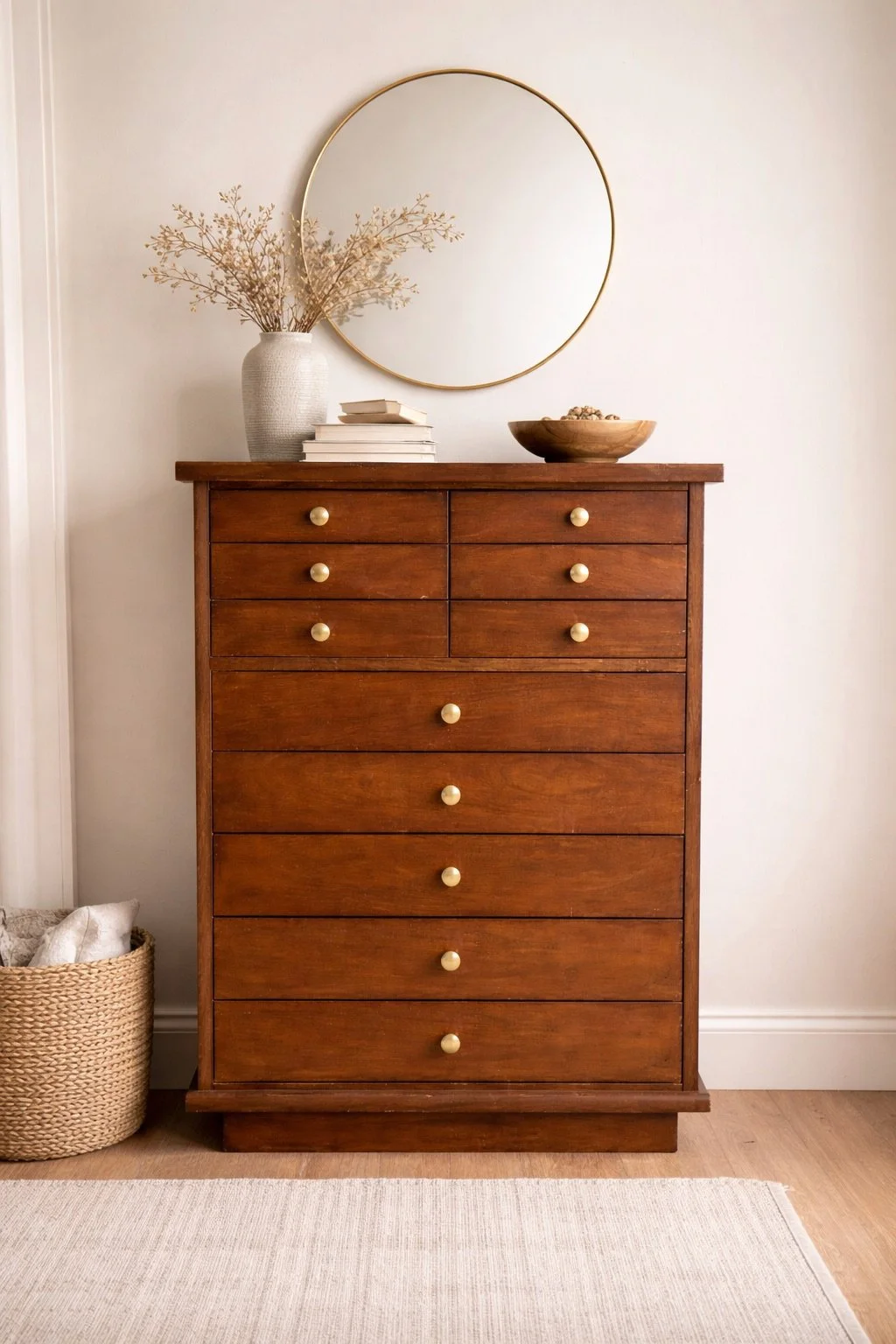 Vintage Dixie Tallboy Dresser