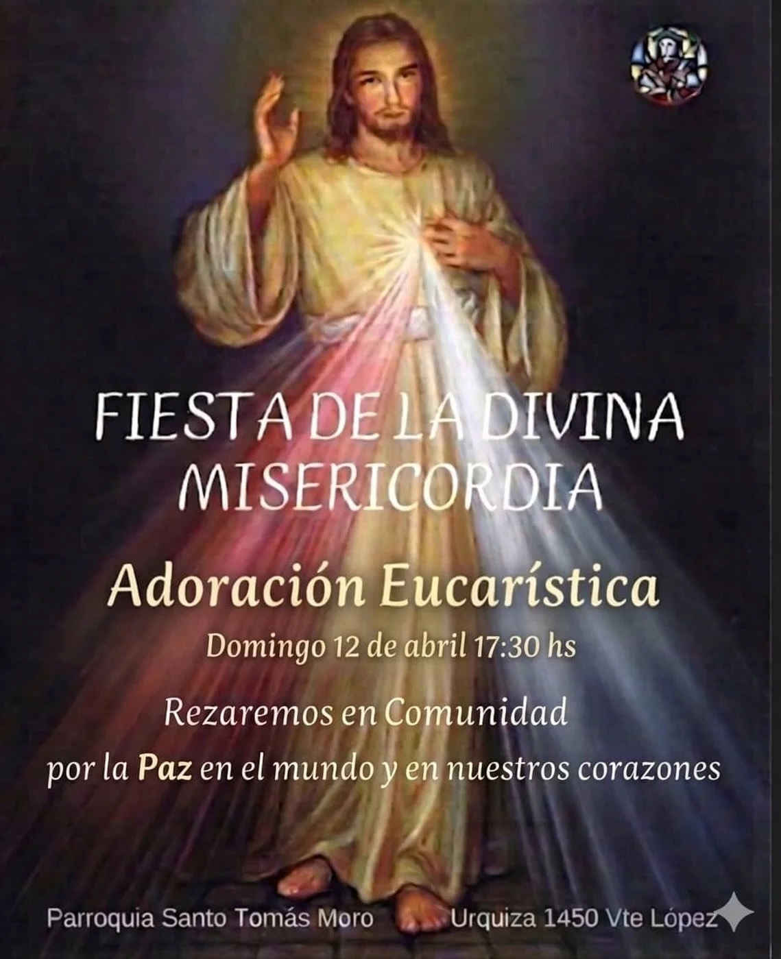 La Fiesta de la Divina Misericordia se celebra el domingo siguiente a la Pascua de Resurrecci&oacute;n. La fiesta fue propuesta por San Juan Pablo II en el a&ntilde;o 2000. Sor M. Faustina Kowalska (1905-1938) recibi&oacute; la misi&oacute;n de procl
