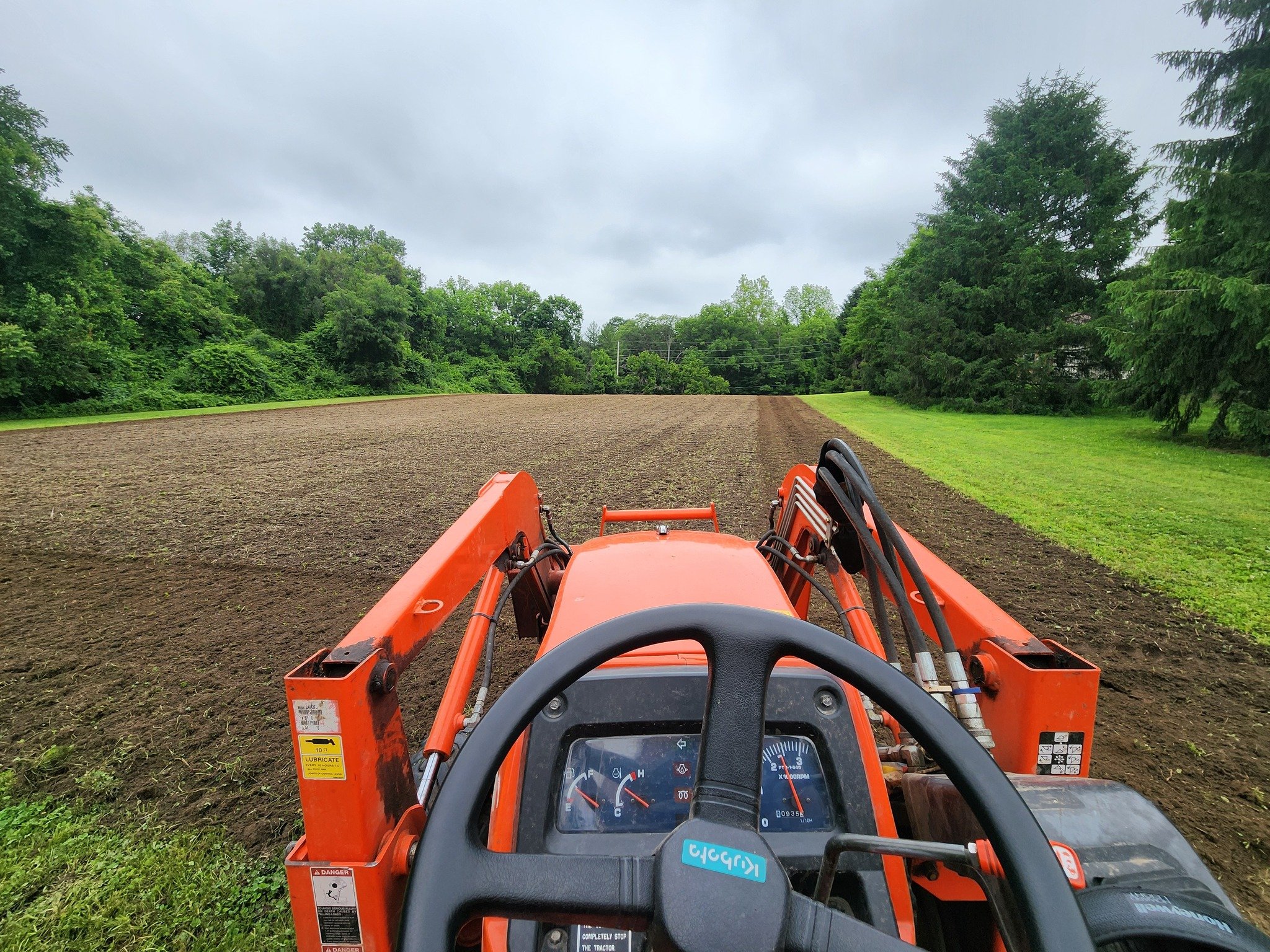 Today&rsquo;s work looks a little different.

Fresh rows.
Turned soil.
Getting the sunflower field ready for what comes next.

Not much to look at yet&mdash;
but a lot beginning underneath it.

#TerreHauteIndiana #SeasonalRhythms #SlowLiving #FromThe