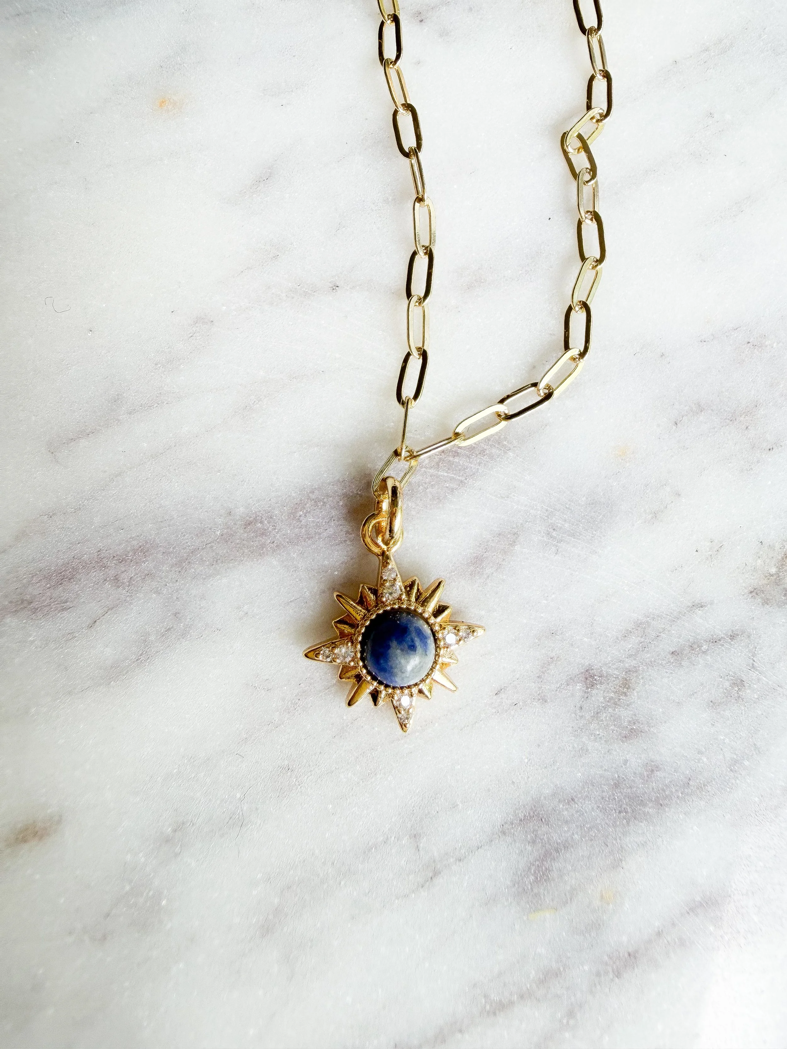 The Guiding Star Lapis Necklace