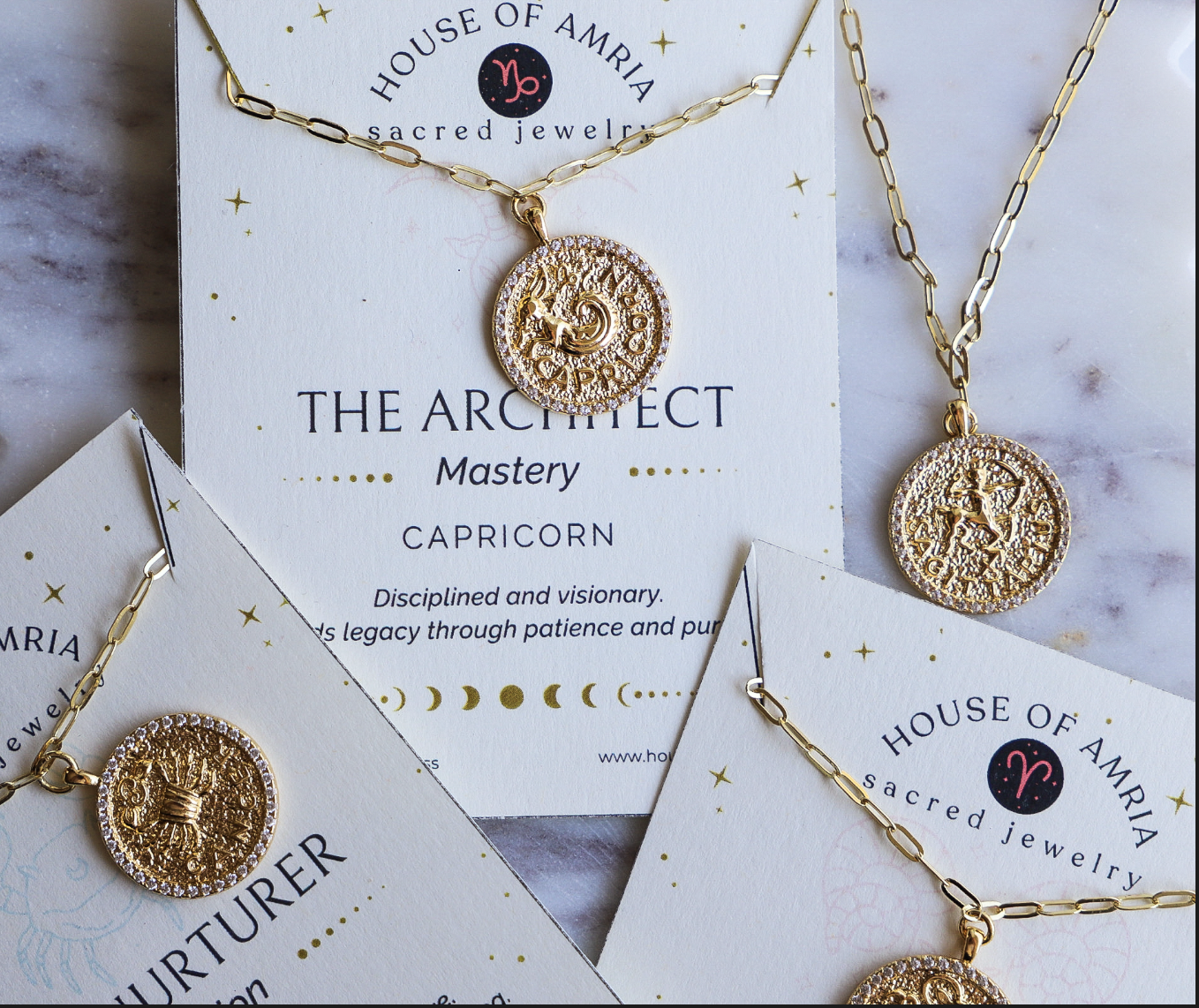 Zodiac Necklace Collection