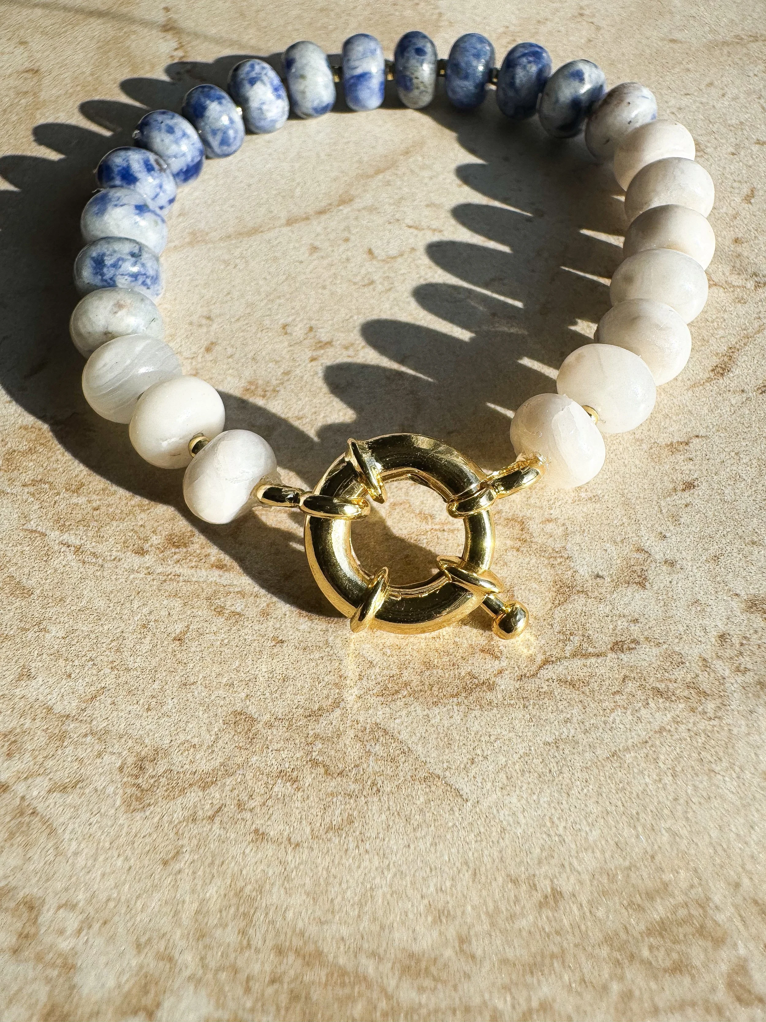 Peace & Clarity Sailor Clasp Bracelet