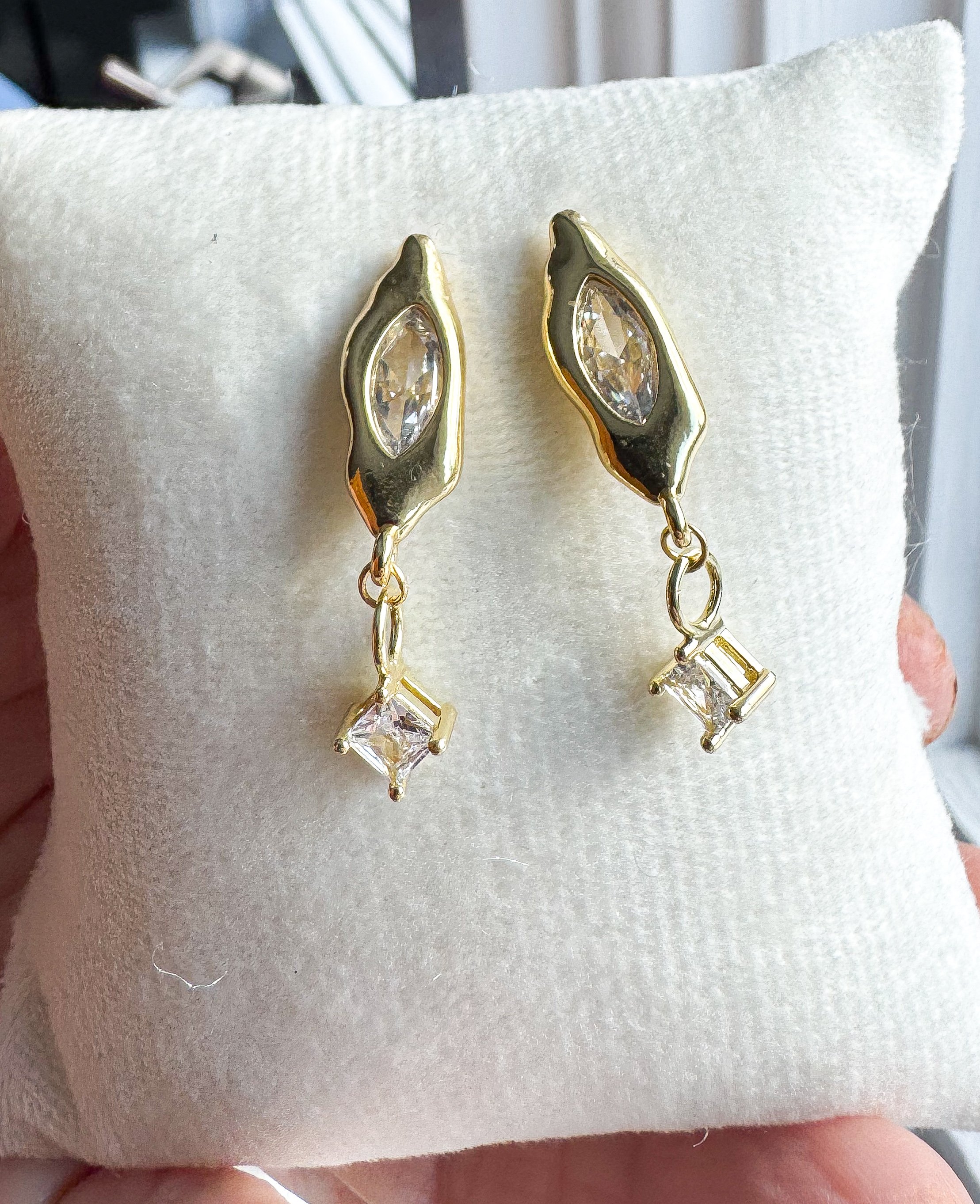 The Golden Veil Earrings