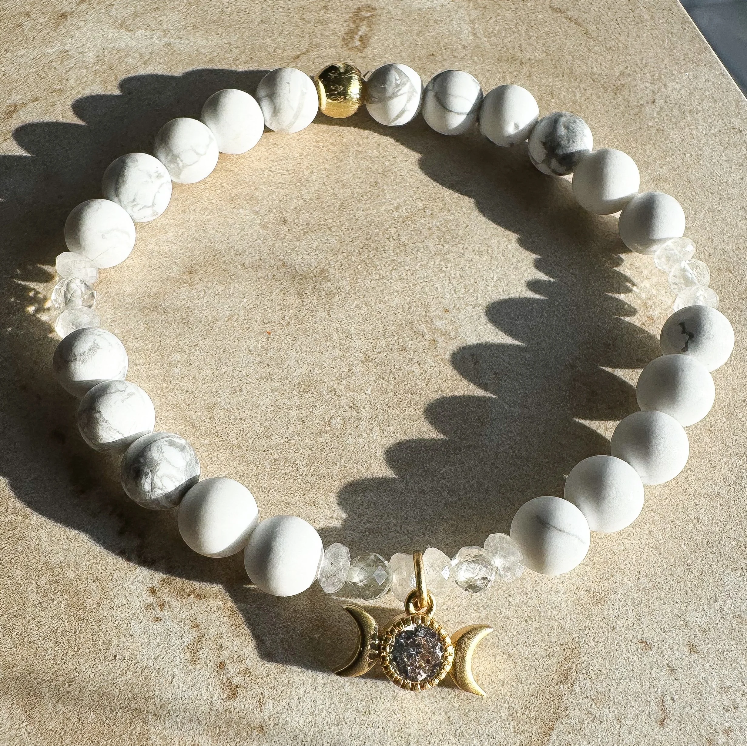 Triple Moon Goddess Bracelet