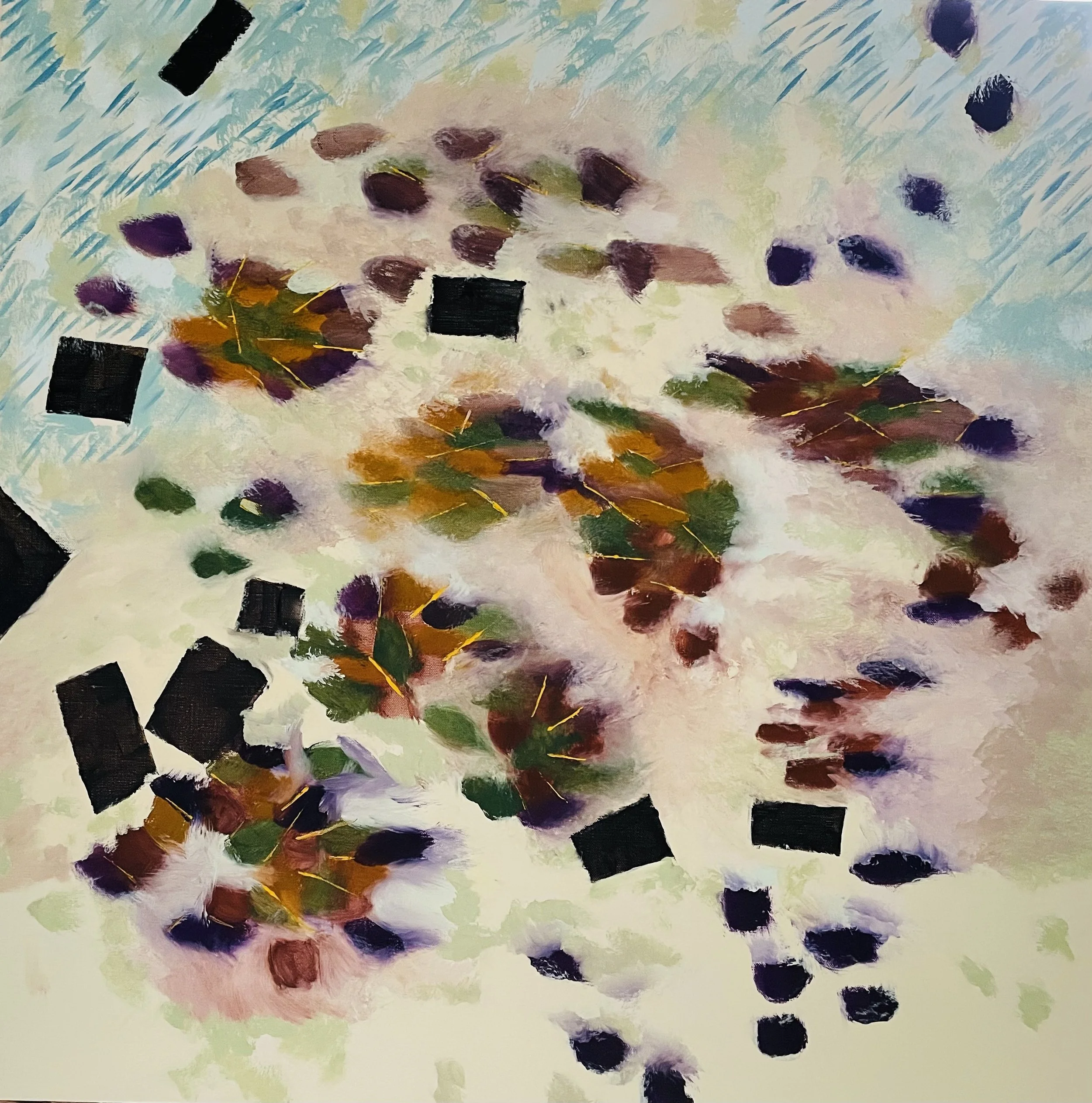 SOLID JOY | oil | 30” x 30”