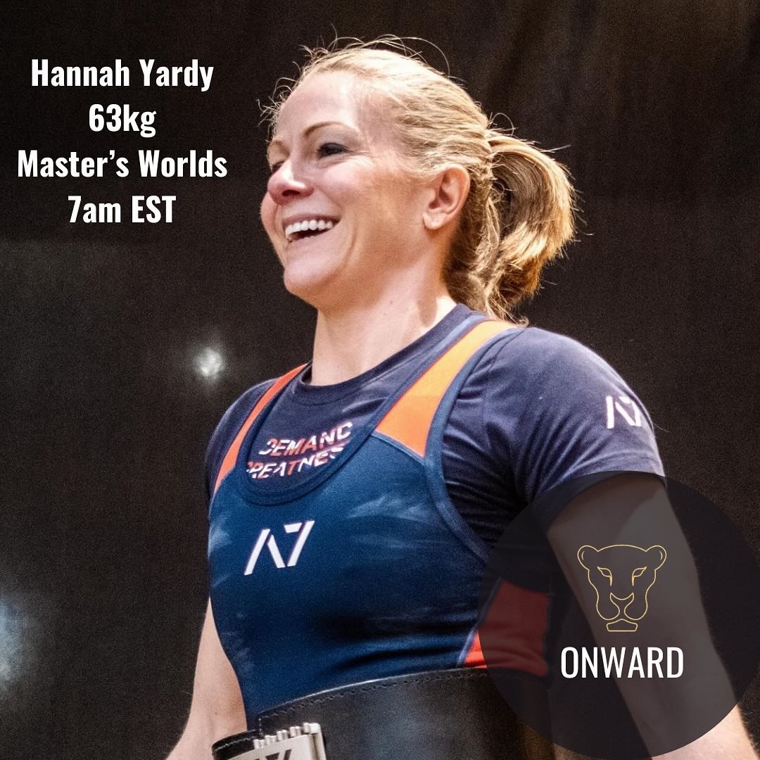 Goodluck to @hlsyardy who competes today at Master&rsquo;s Worlds in Sun City in the 63kg session 7am EST. 🌎