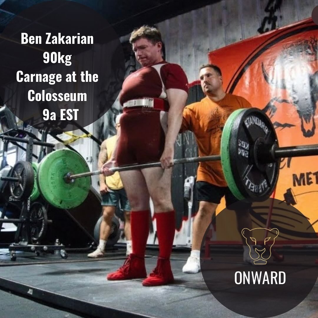 @bzliftz is up first today competing in his second meet at USAPL Carnage at the Colosseum. The meet starts at 9am and Ben is in flight B.

@innerstrengthuk will lift at Girl Power set to kick off at 12pm EST/ 6pm local Paris time! 

Links in stories!