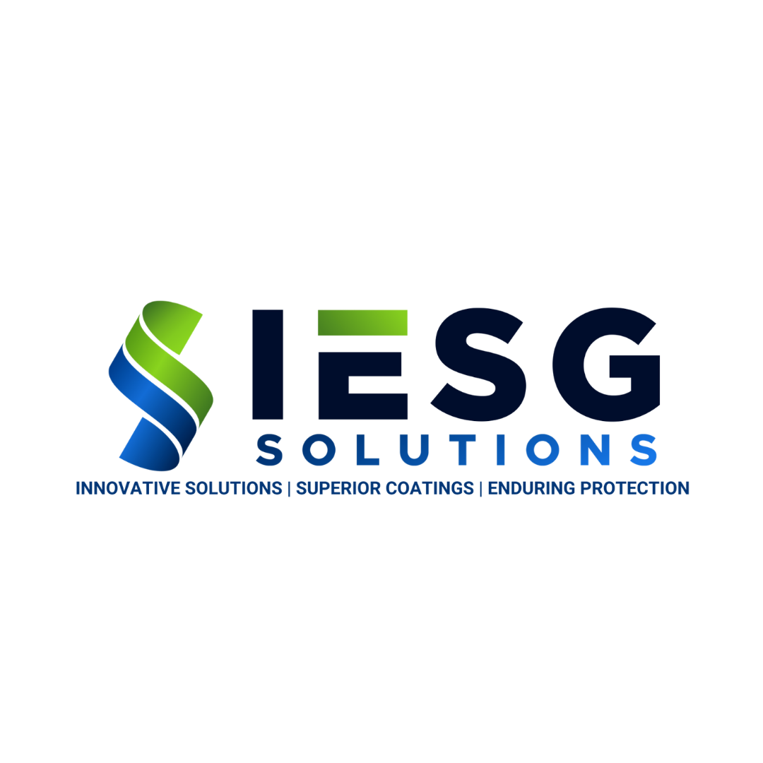 LES Solutions logo with green and blue design elements and the tagline "Innovative solutions! Superior coating! Endurance! Protection!"