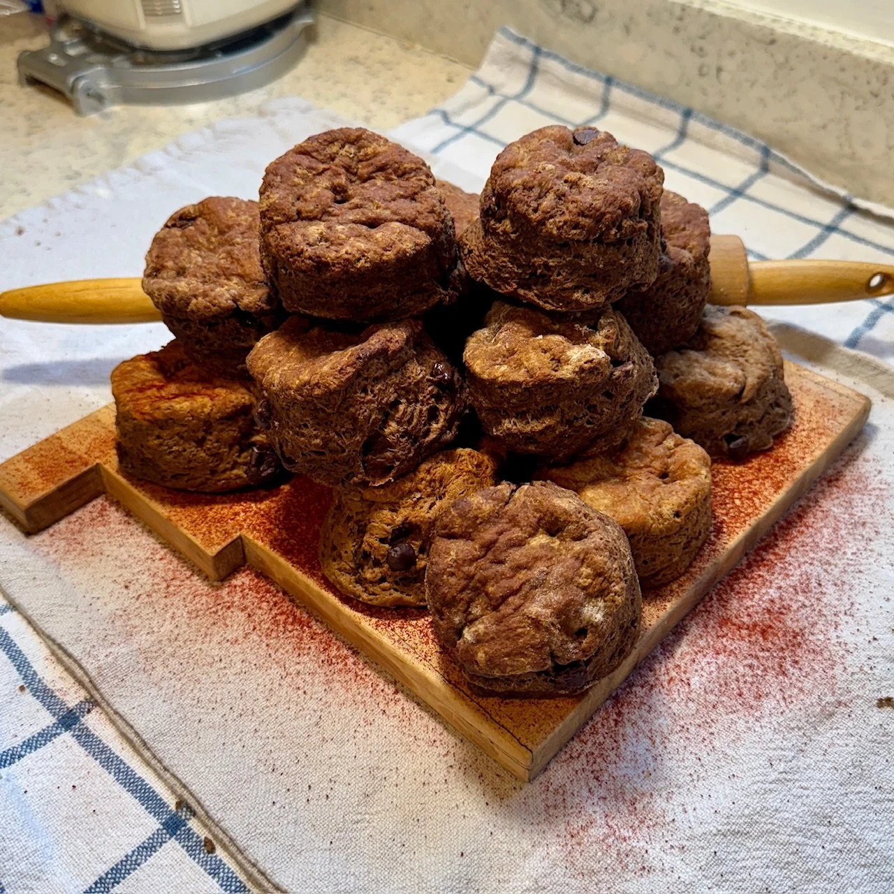 Red Chile Chocolate Biscuit: 6 Pack
