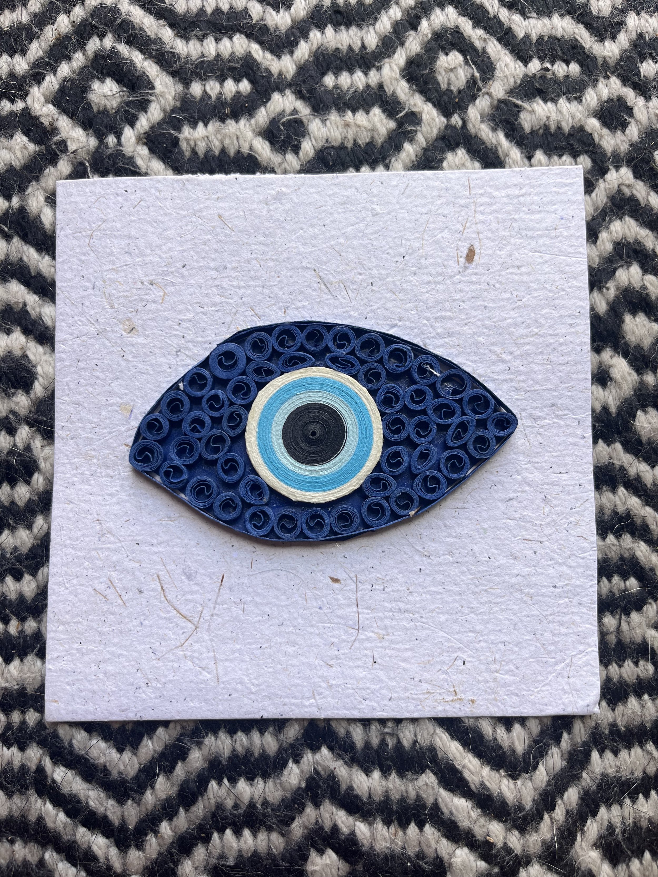 Evil Eye art 5 x 5