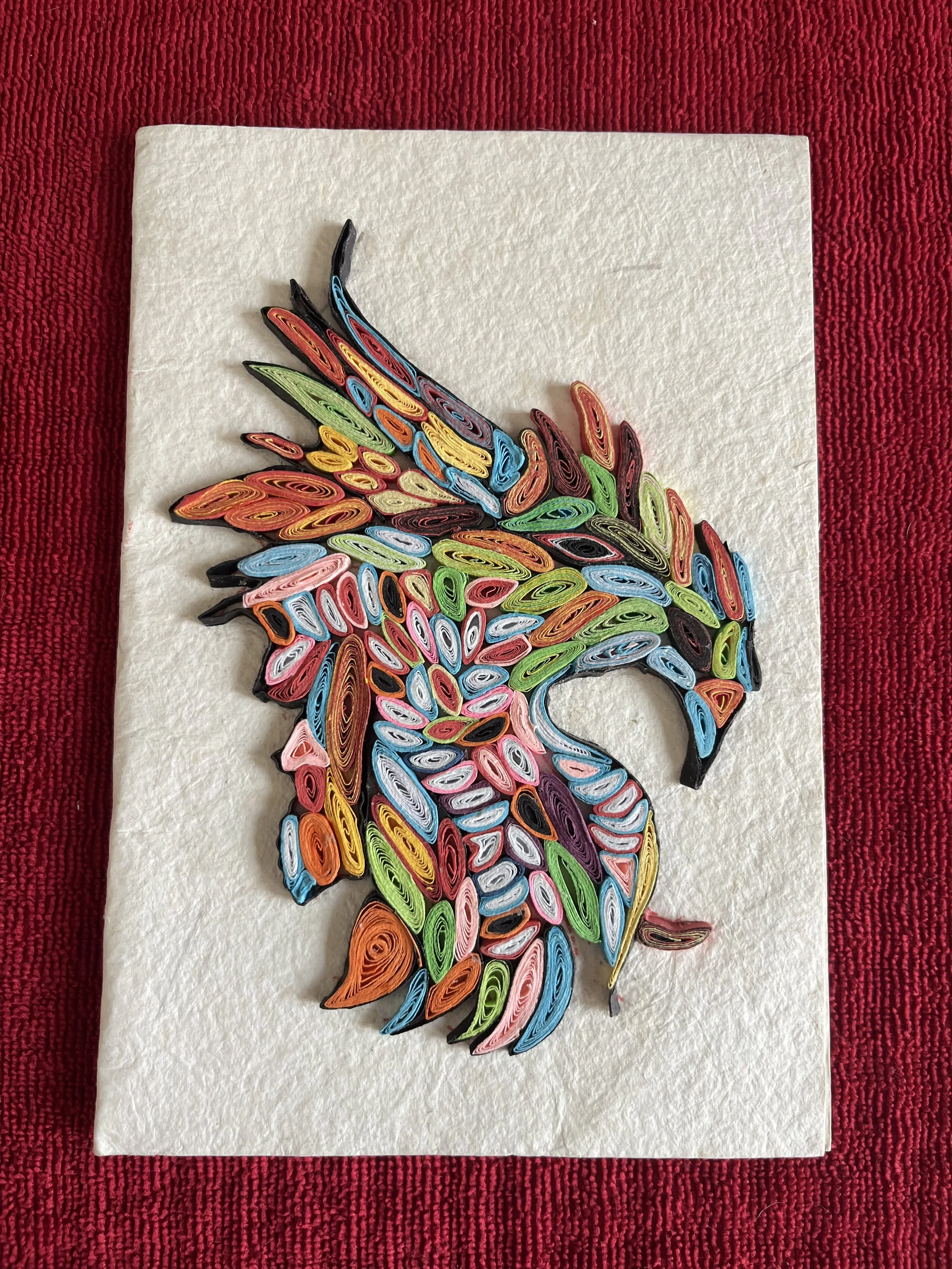 Dragon note card - 6 x 8