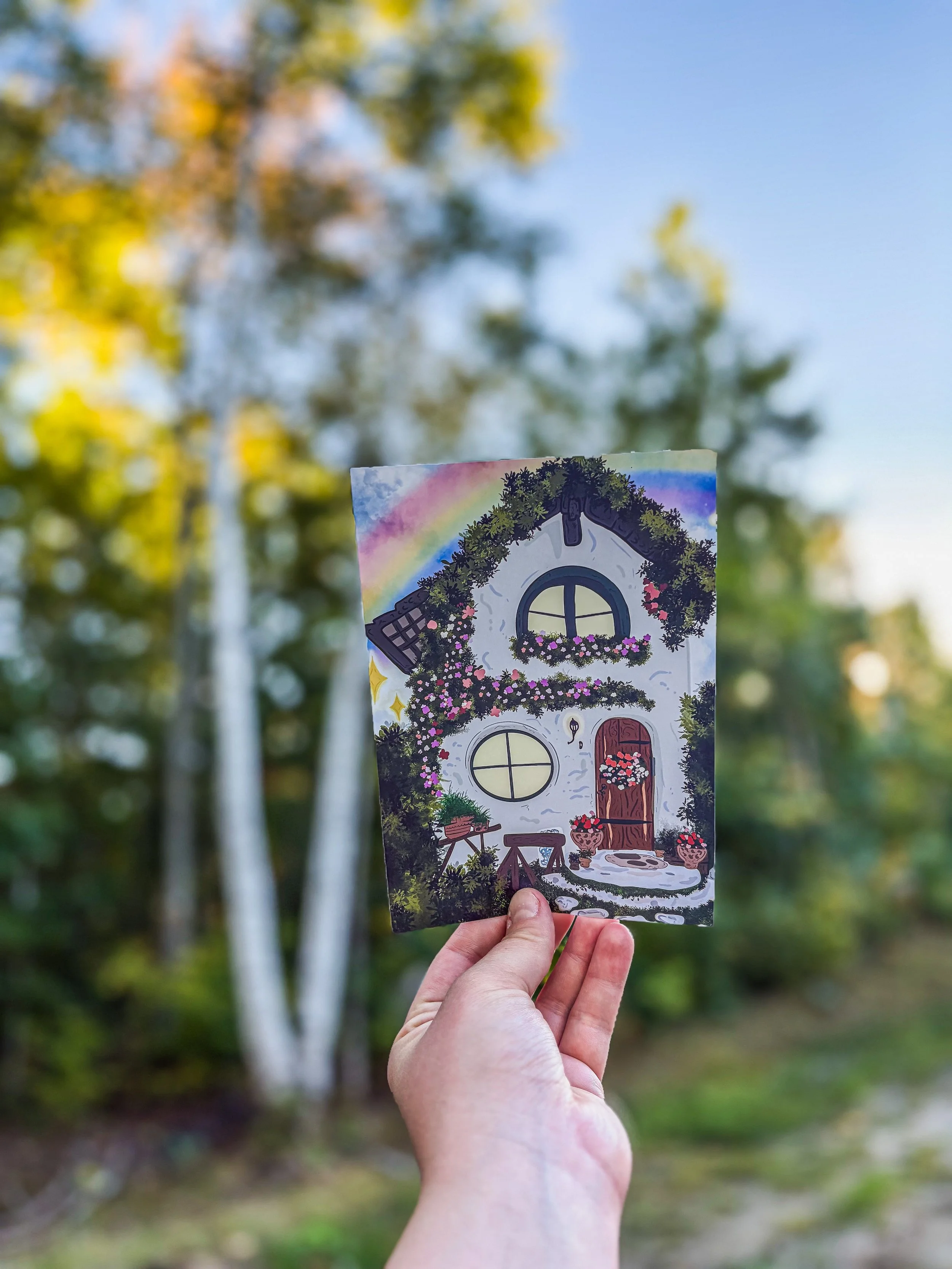 Hobbit House Art Print - 5x7