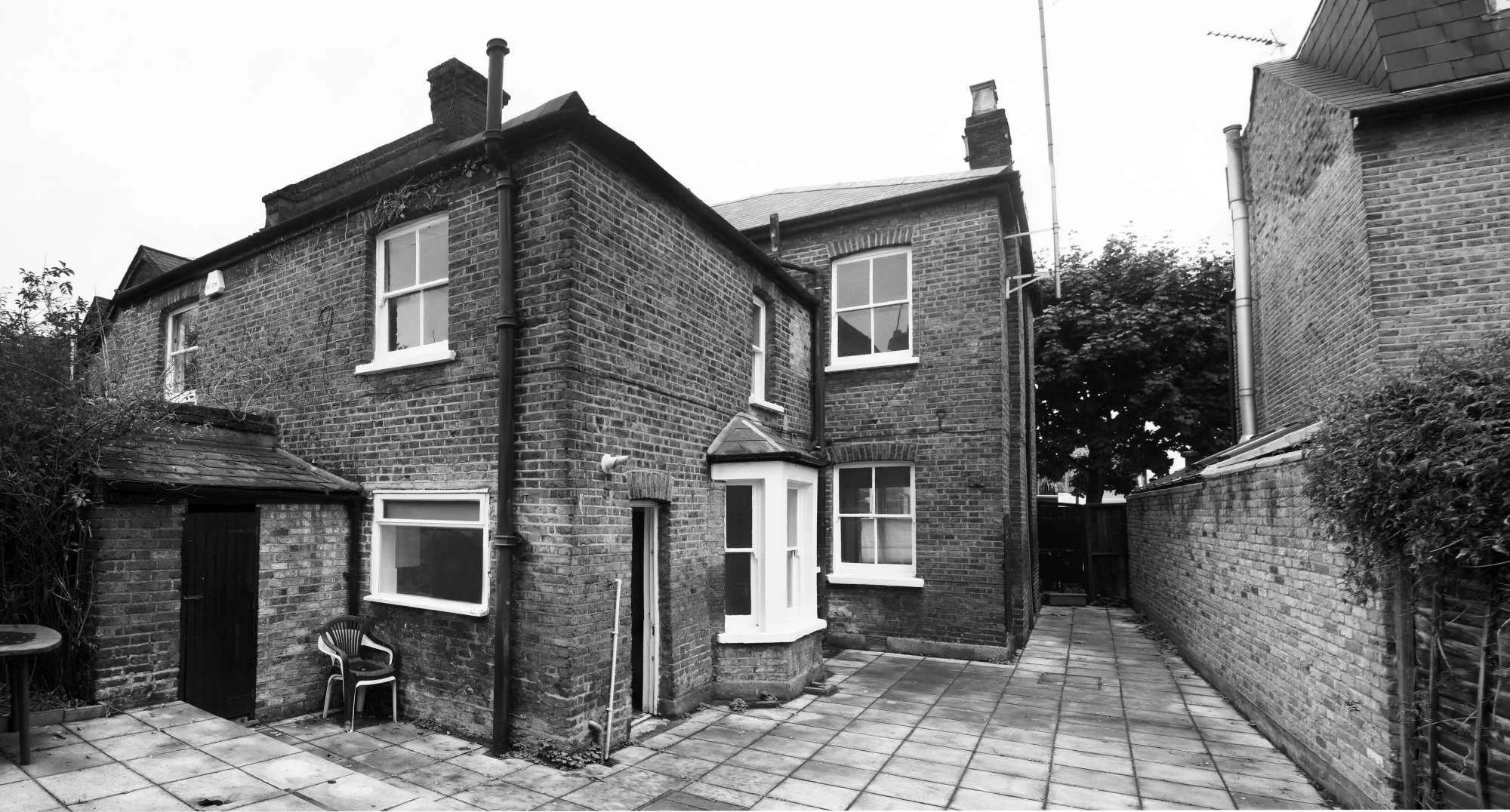 25 Orbel Street — the rear before the works