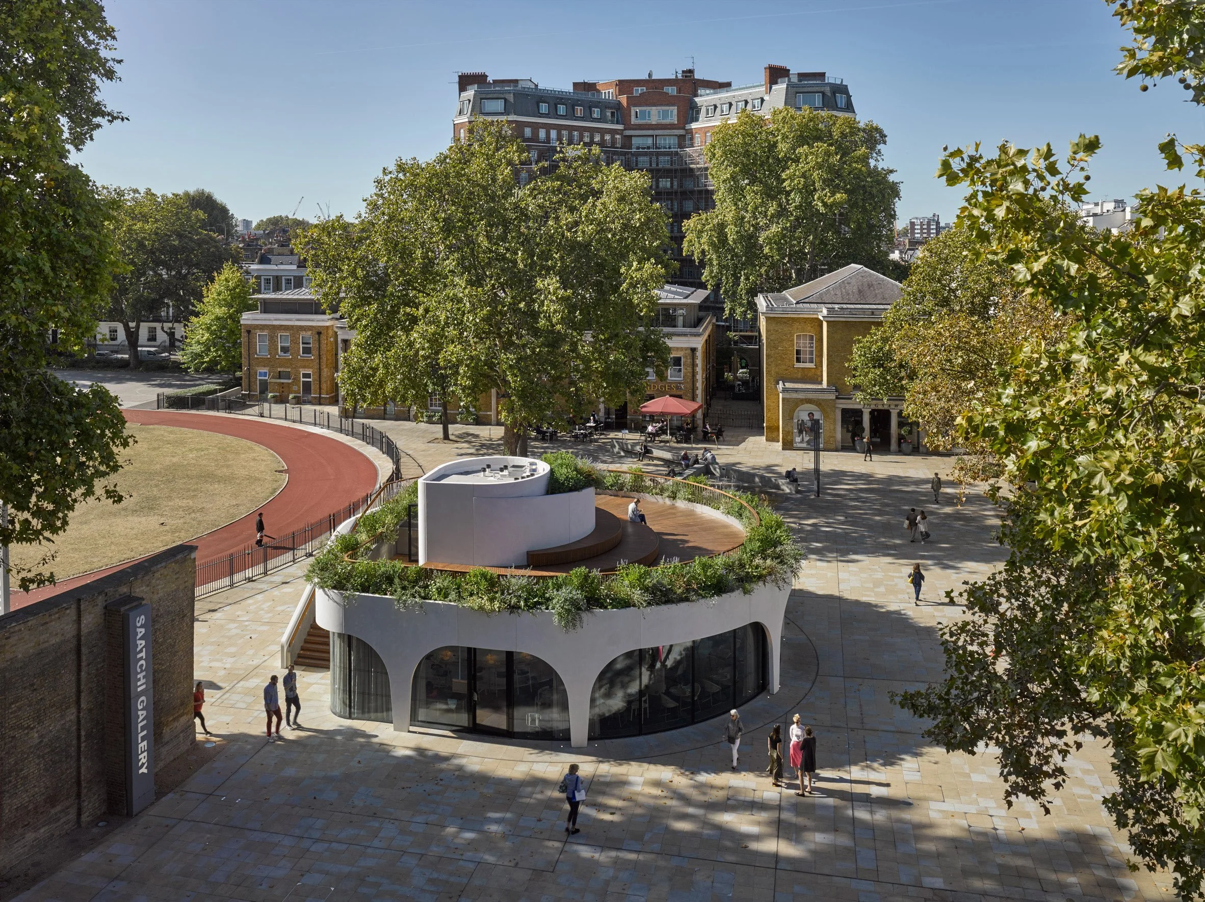 Cadogan Café as built, Duke of York Square, London