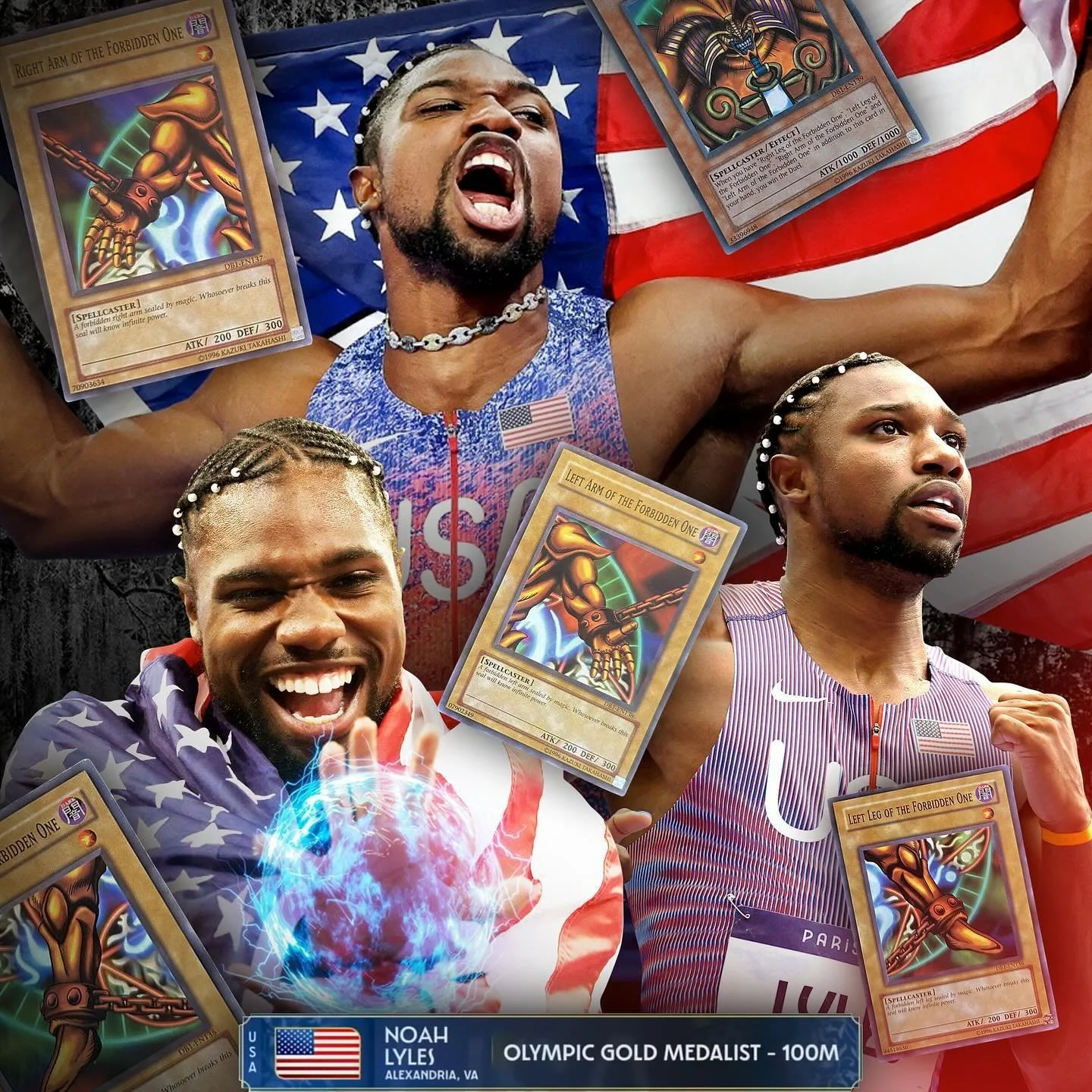 NL-2024-O-1 🇺🇸

Had to do a graphic for my man with the heart of the cards. 🇺🇸

Impressive run, crazy photo finish. Haven&rsquo;t been following the Olympics a ton, but have been enjoying the highlights and characters. 🖤

#Art #Artist #Design #D