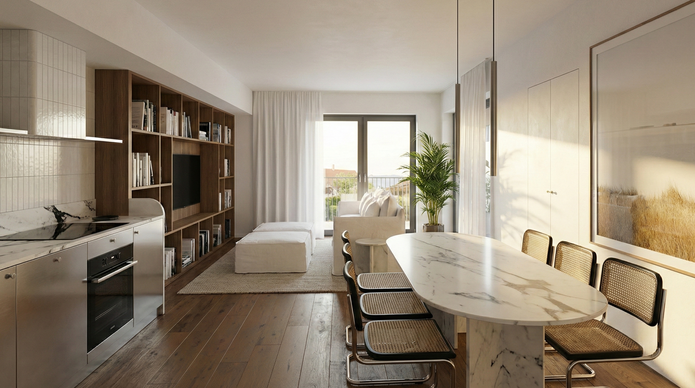 Studio d'interni per complesso immobiliare Leoma, Laives (Bz)