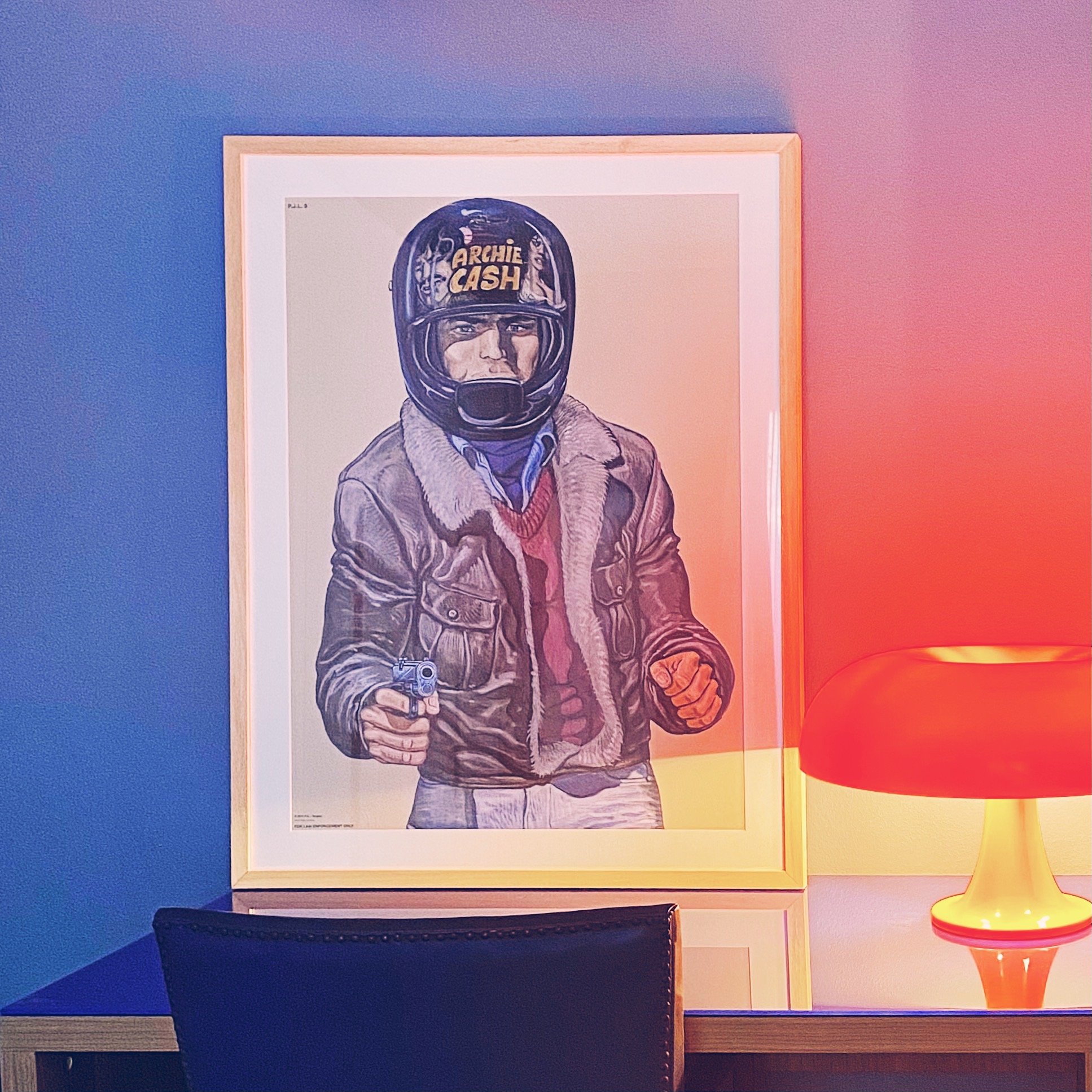 Bersaglio Originale Malik – Serie P.J.L. 9 "Archie Cash" (Incorniciato)