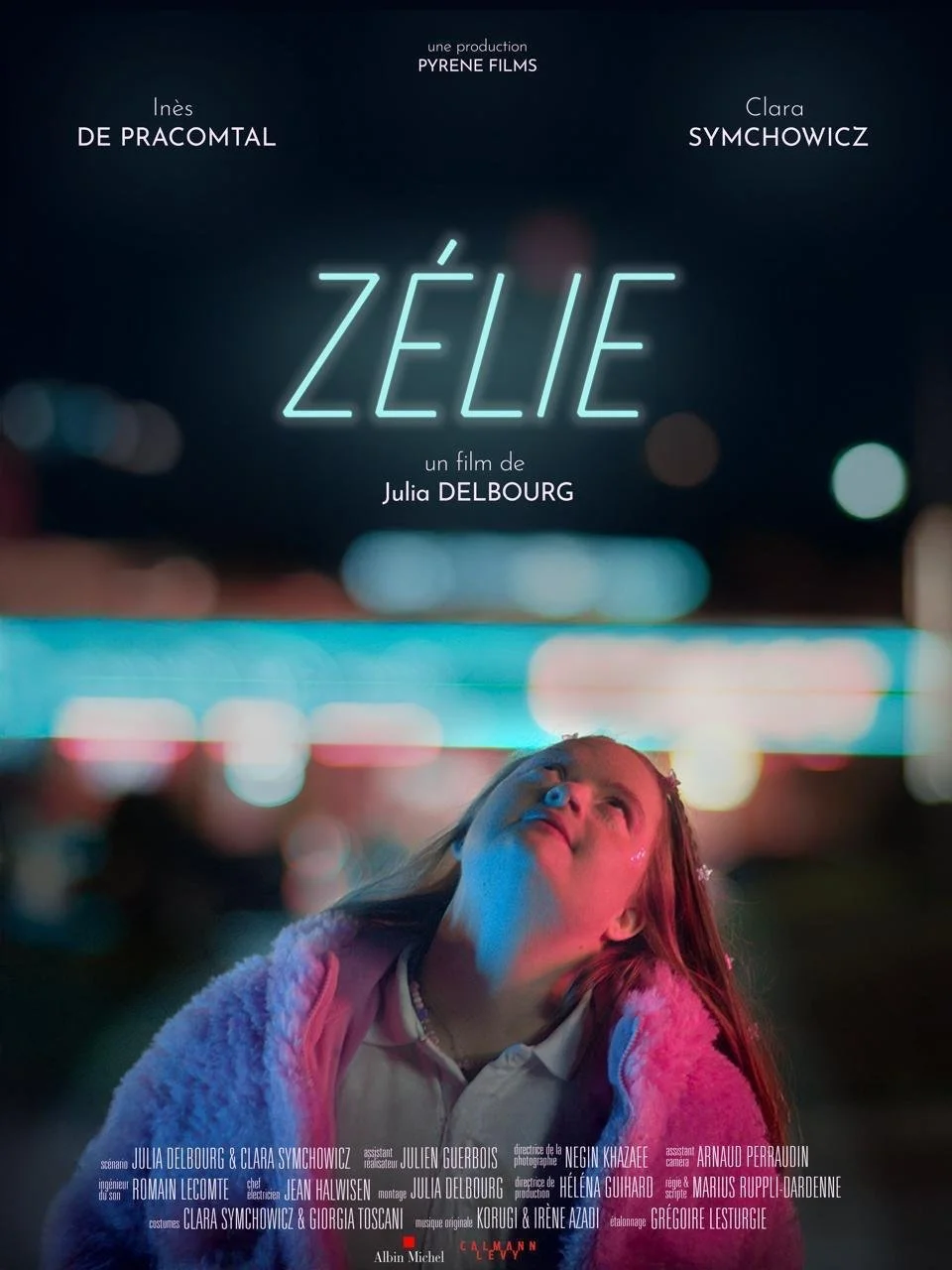 Affiche du film intitulé "Zélie" de Julia Delbourg. Mixé en 2026 par Antoine Barra