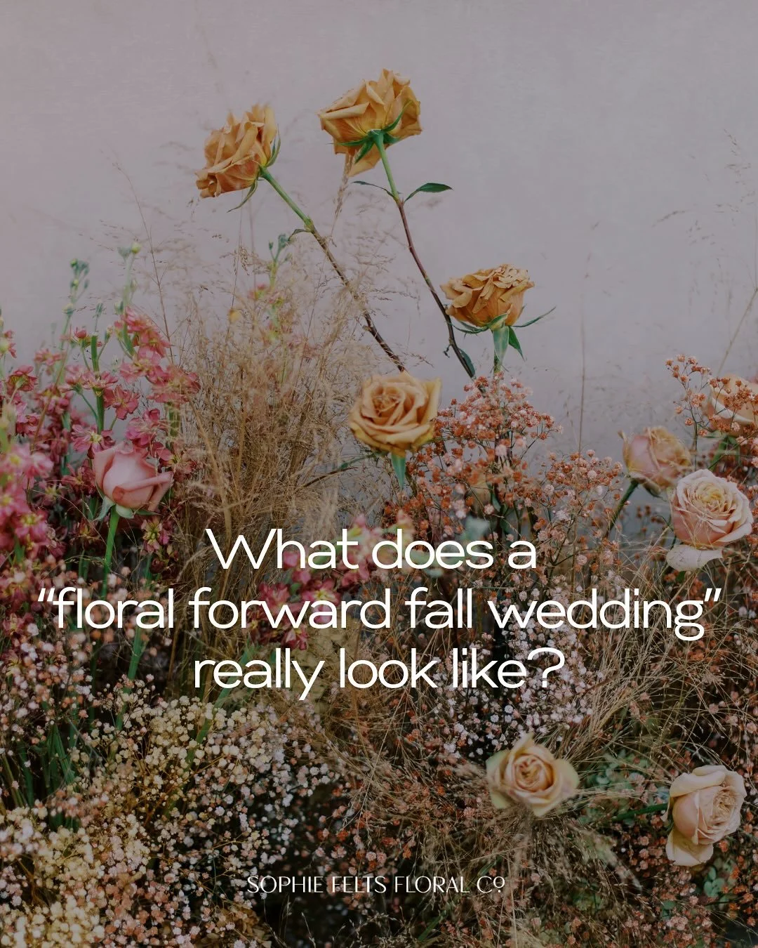 Fall florals are more than a seasonal palette...

They&rsquo;re a chance to reflect personality, mood, and meaning through intentional design. Here&rsquo;s a look at inspiration for different kinds of couples, all having one thing in common: florals 