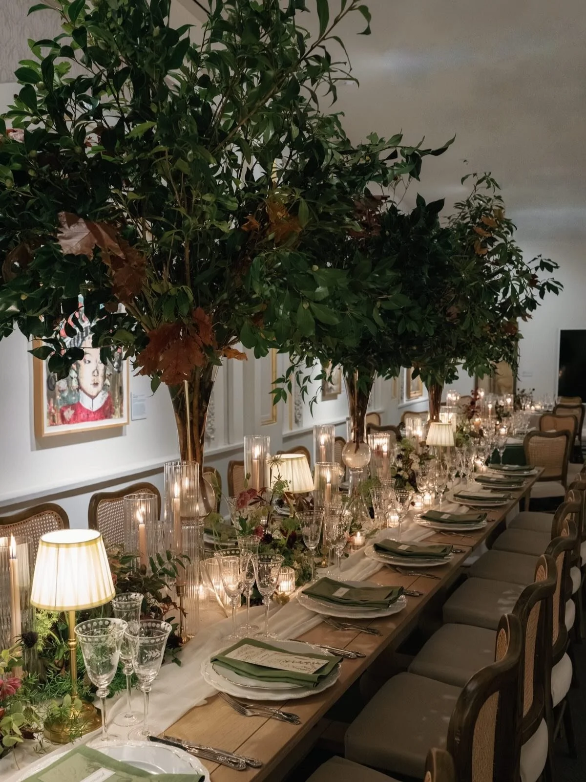 Give us candlelight, layered florals, and a space worth gathering in.

Planning &amp; Design @vieiraevents 
Venue @nmwaspecialevents 
Catering @spilledmilkdc 
Photography @kateannphotography 
Florals @sophiefelts 
Beauty @amiedeckerbeauty 
Dress @nae