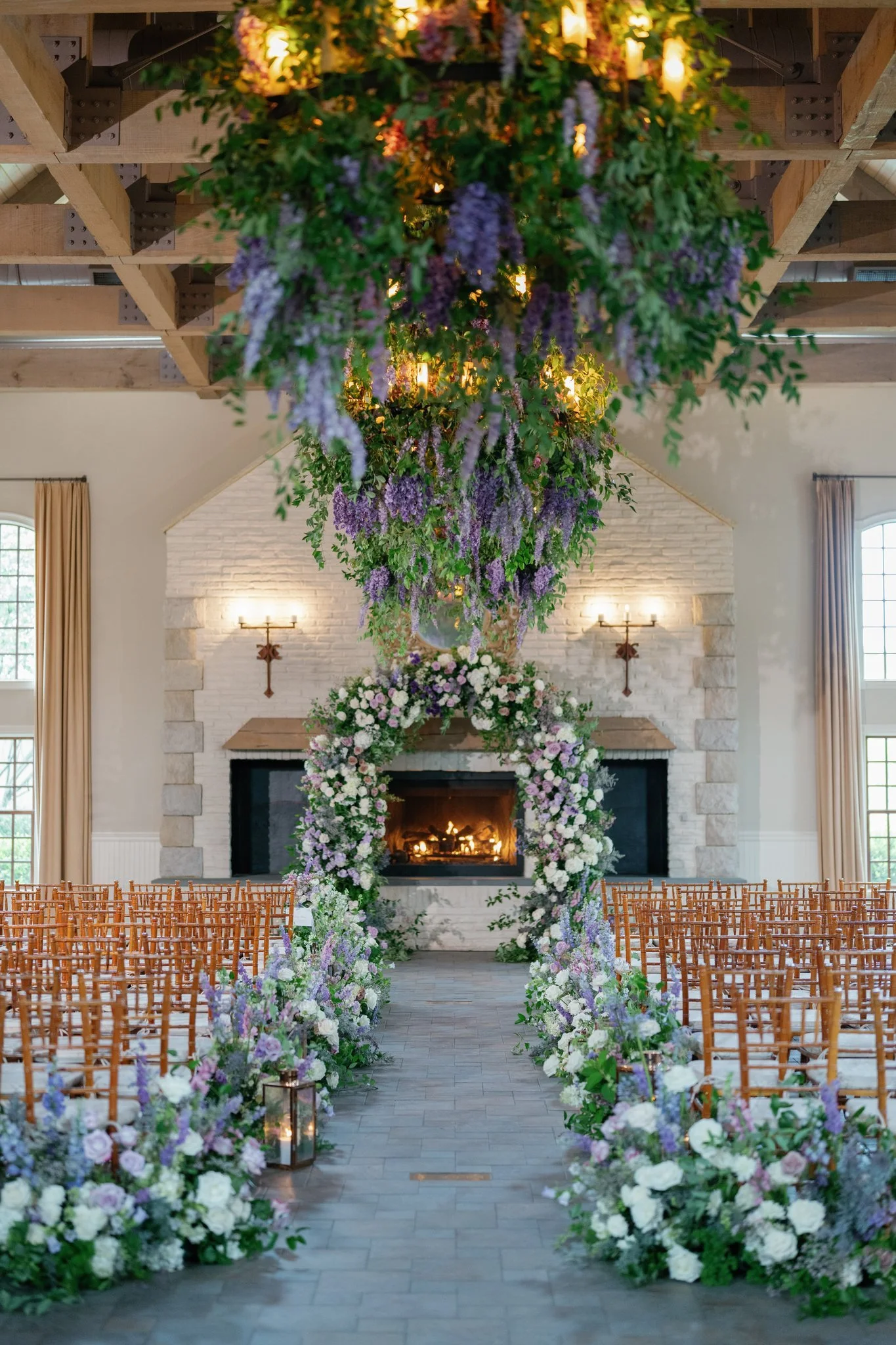 Wisteria and Lilacs at Early Mountain Vineyard